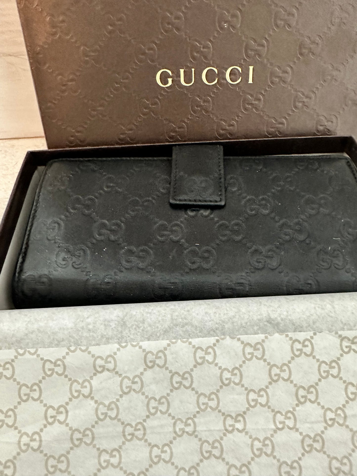 Gucci Guccissima Princy Continental Long Wallet