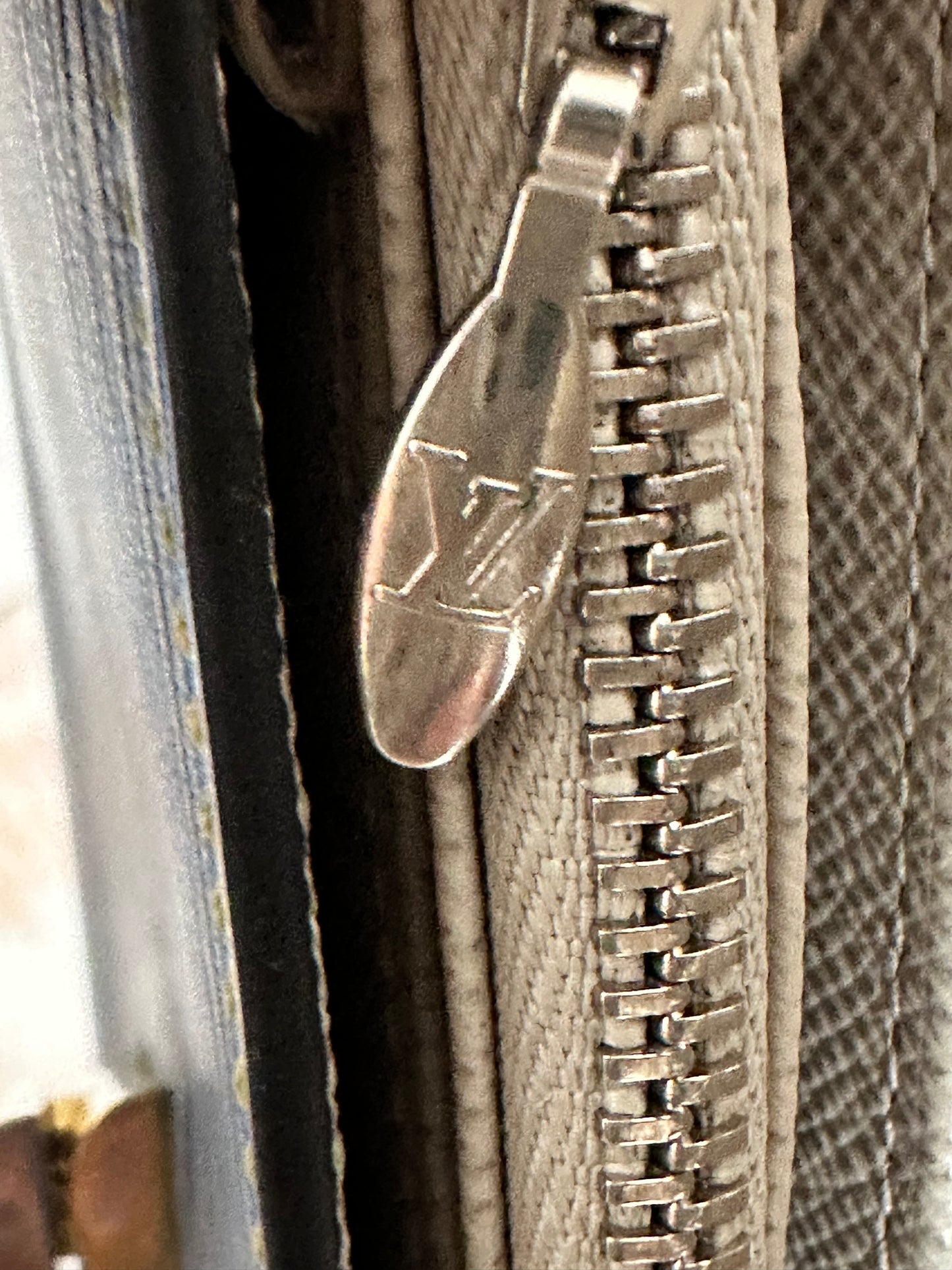 Louis Vuitton Denim Epi Twist Lock Sarah Wallet