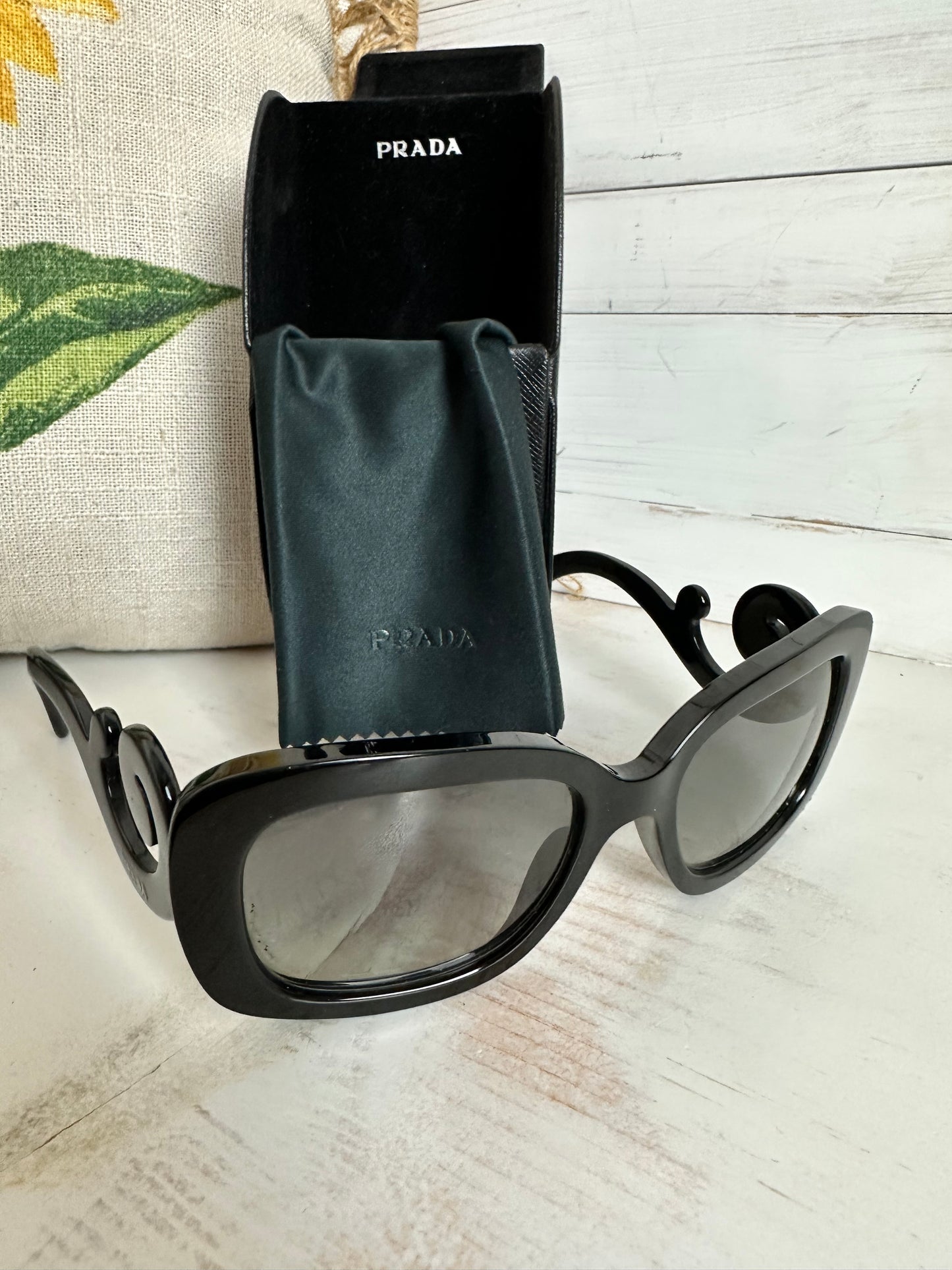 Prada Sunglasses Acetate Baroque SPR270 in Black