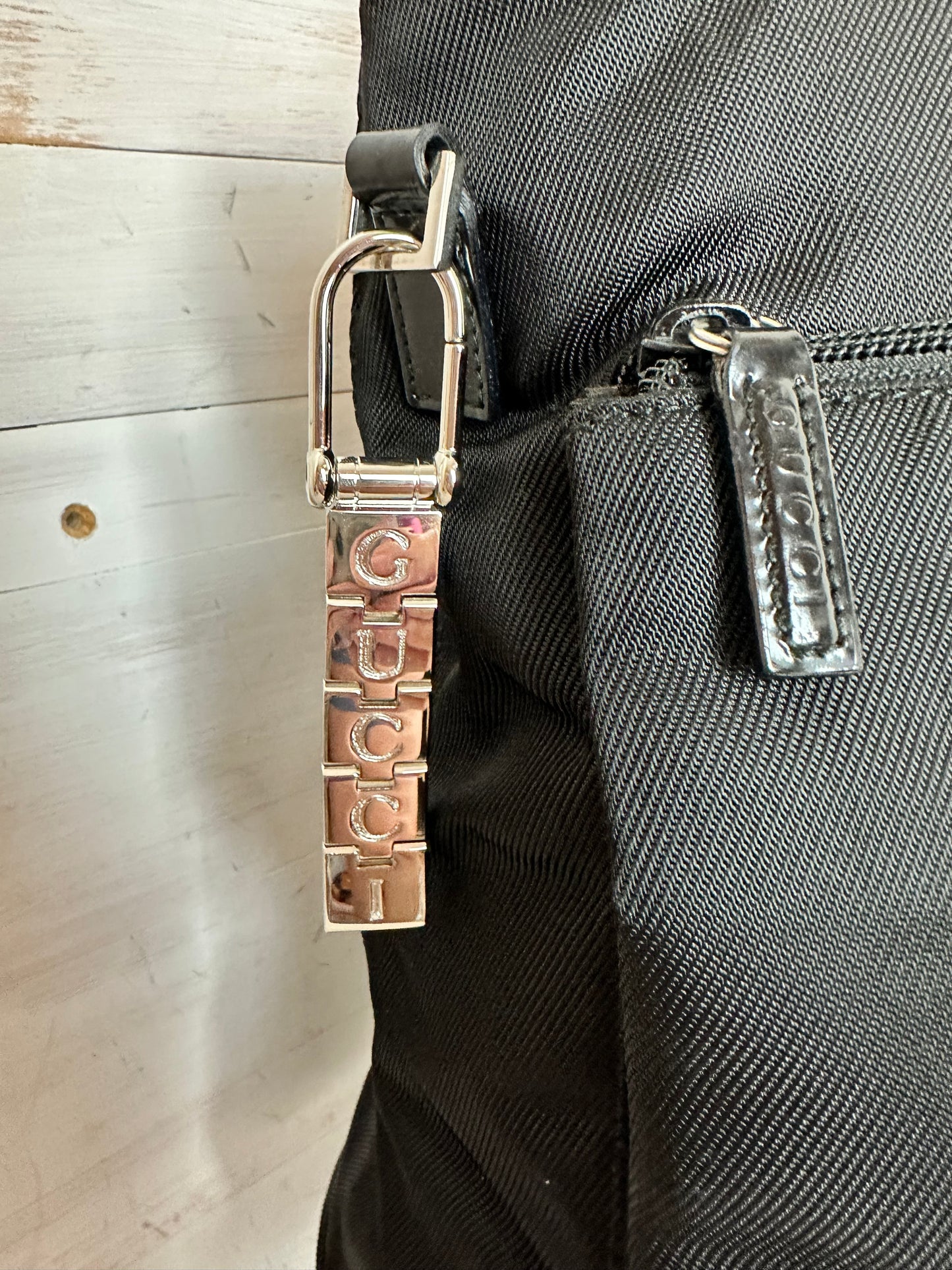 Gucci Silver Keychain/Bag Charm