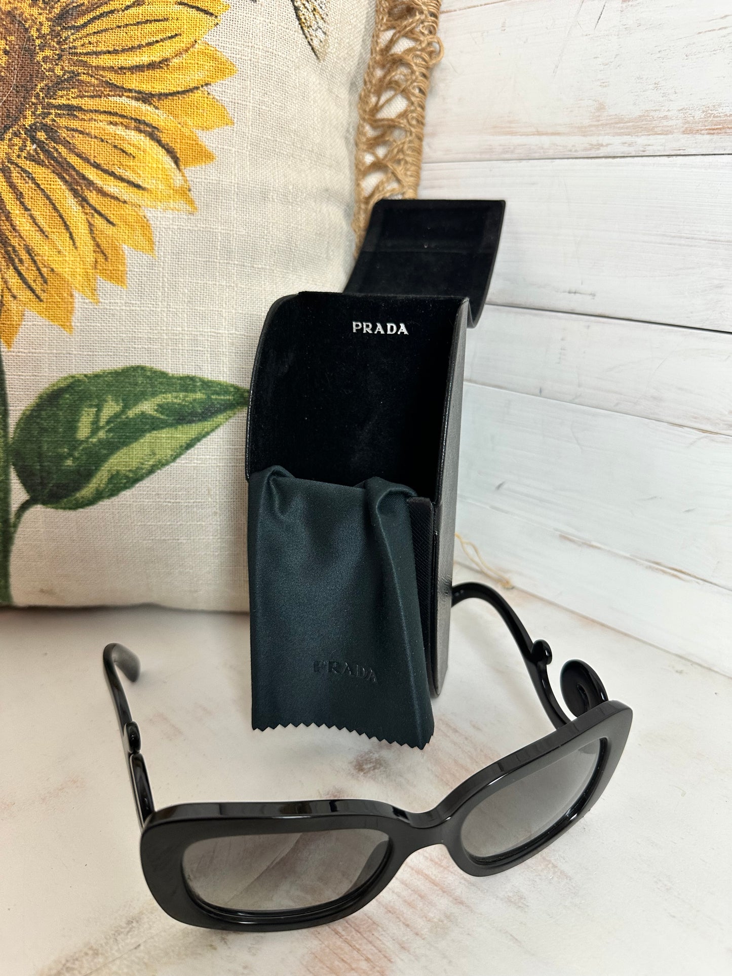 Prada Sunglasses Acetate Baroque SPR270 in Black