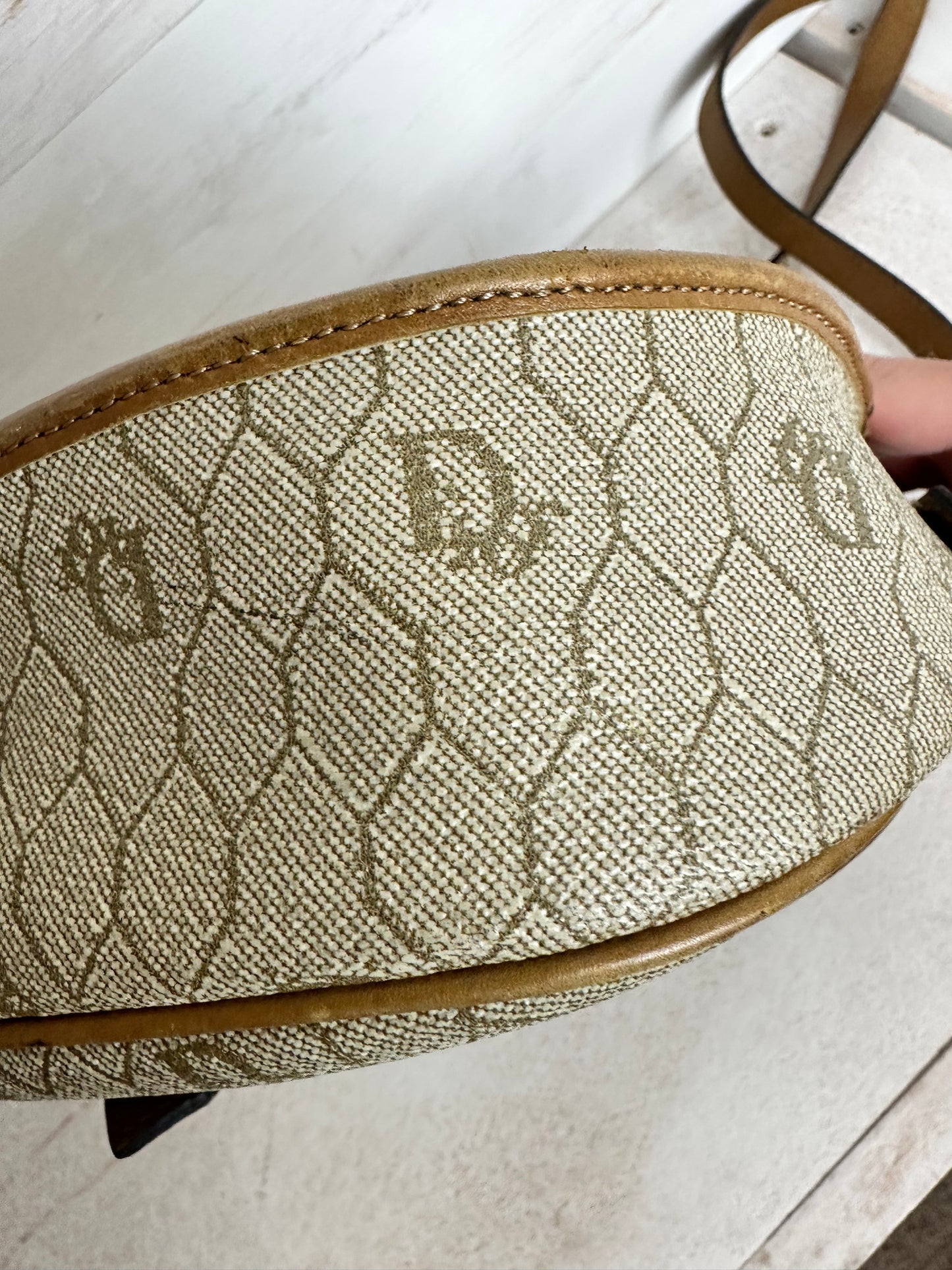 Christian Dior Vintage Honeycomb Logo Crossbody/Handbag