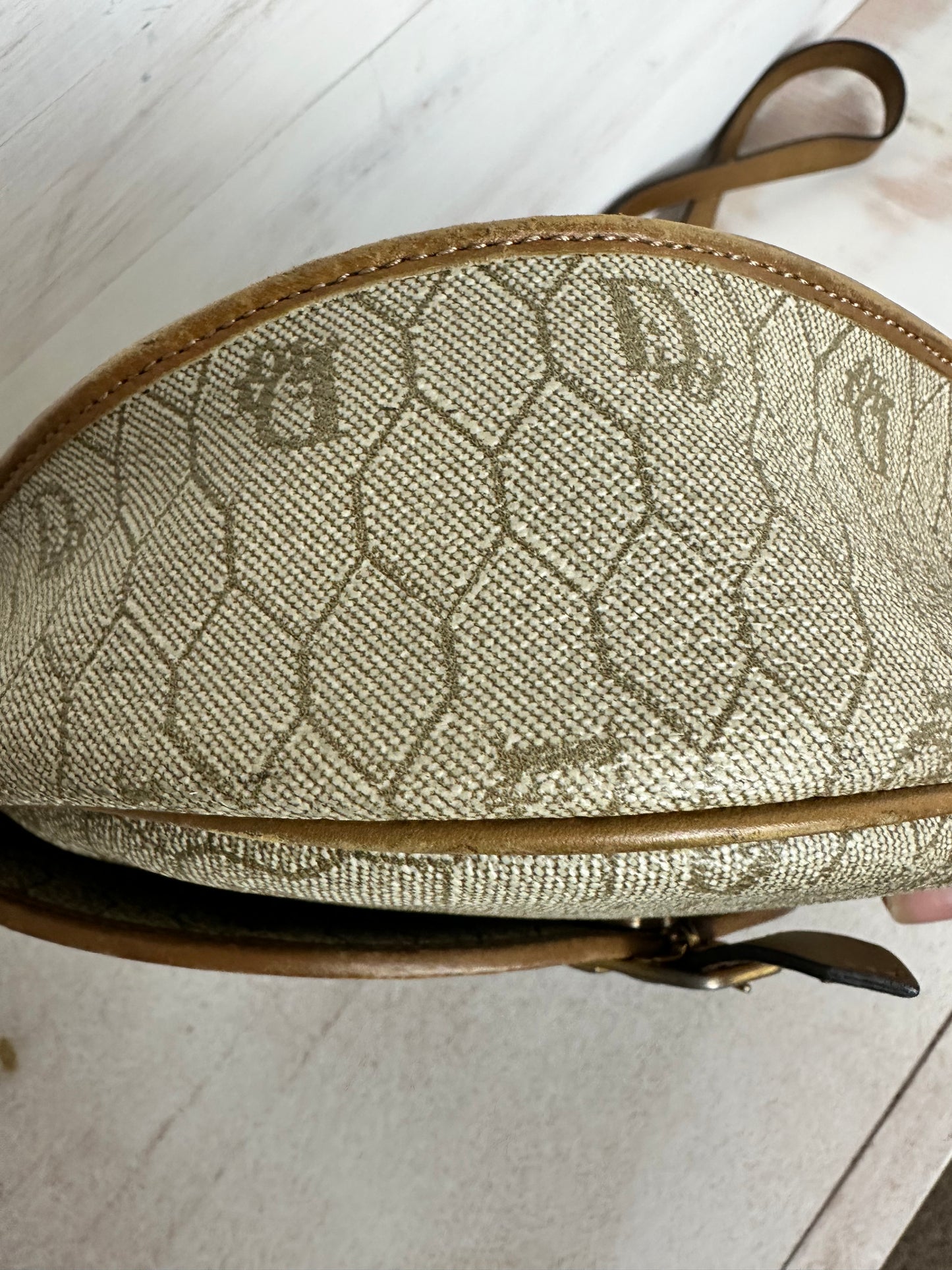 Christian Dior Vintage Honeycomb Logo Crossbody/Handbag