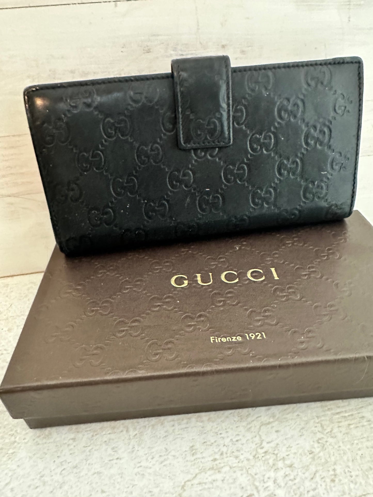 Gucci Guccissima Princy Continental Long Wallet