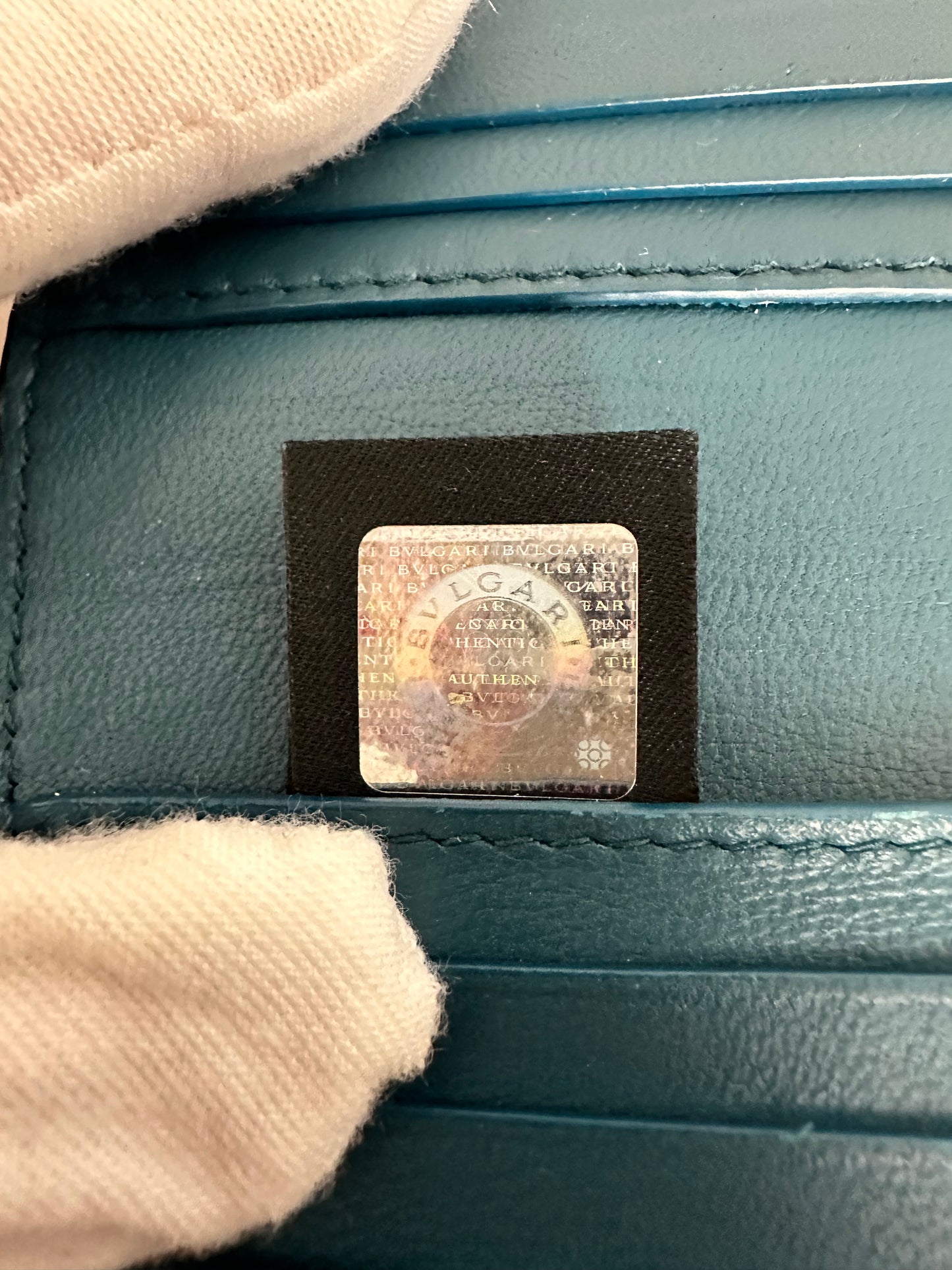 Bulgari Black Calfskin Bifold