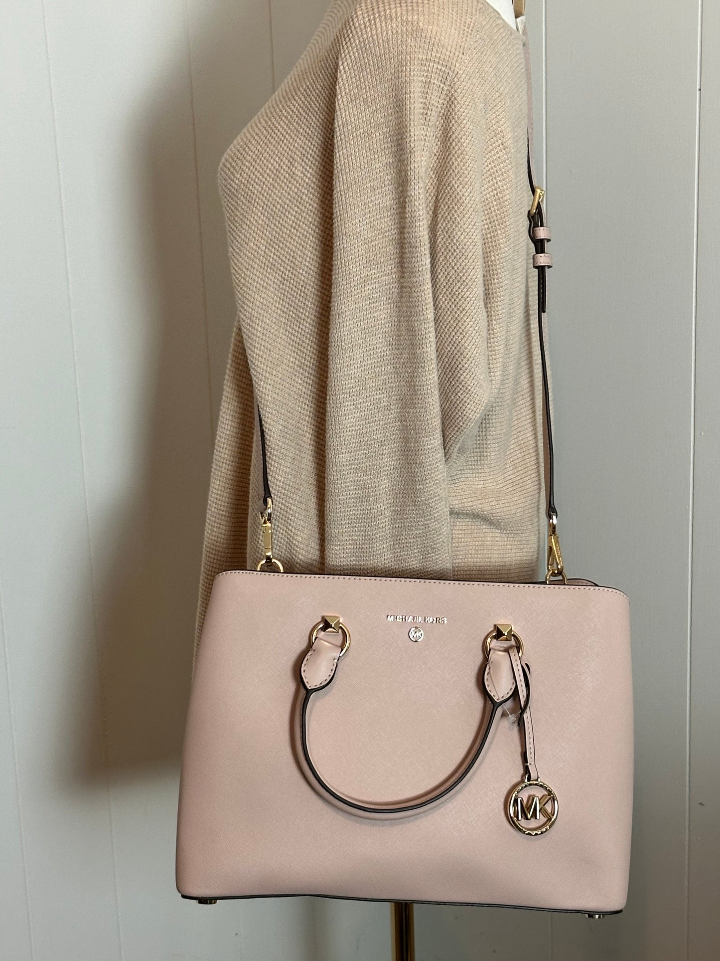 Michael Kors NWT Edith, Soft Pink Handbag/Crossbody
