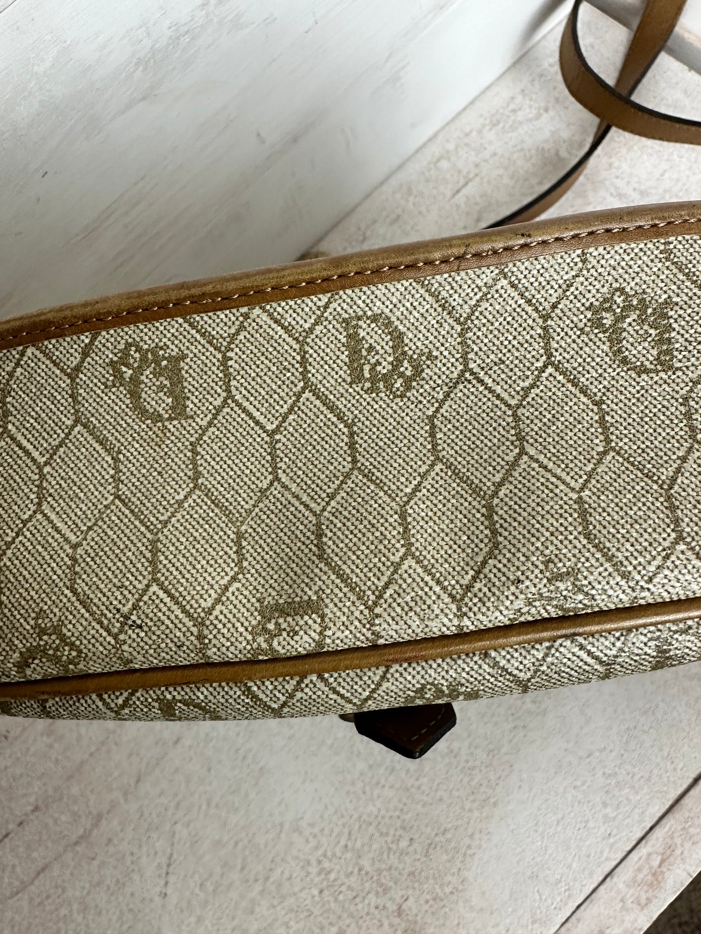Christian Dior Vintage Honeycomb Logo Crossbody/Handbag
