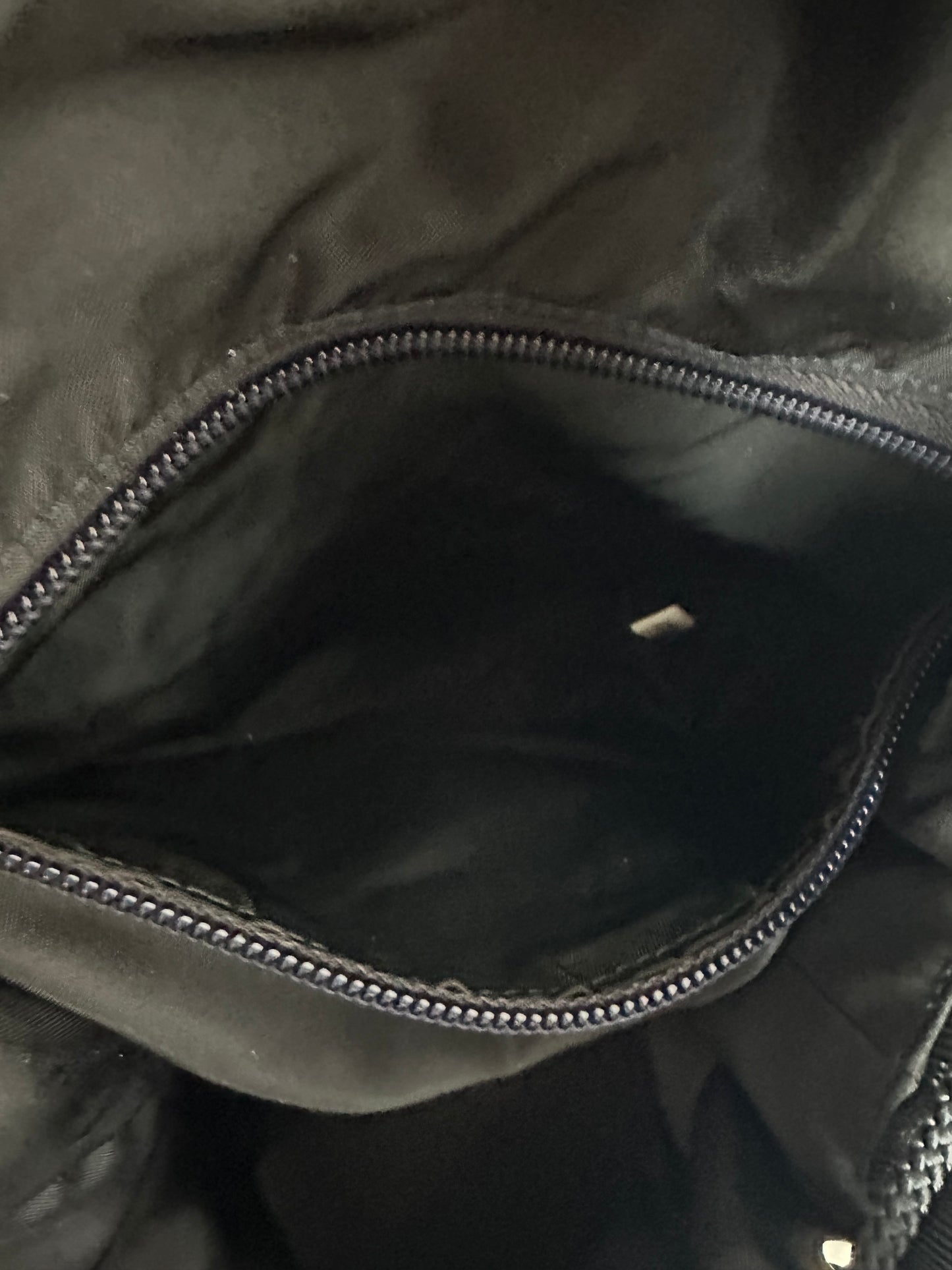 Prada Blue Velvet Velluto Sport Shoulder Bucket Bag