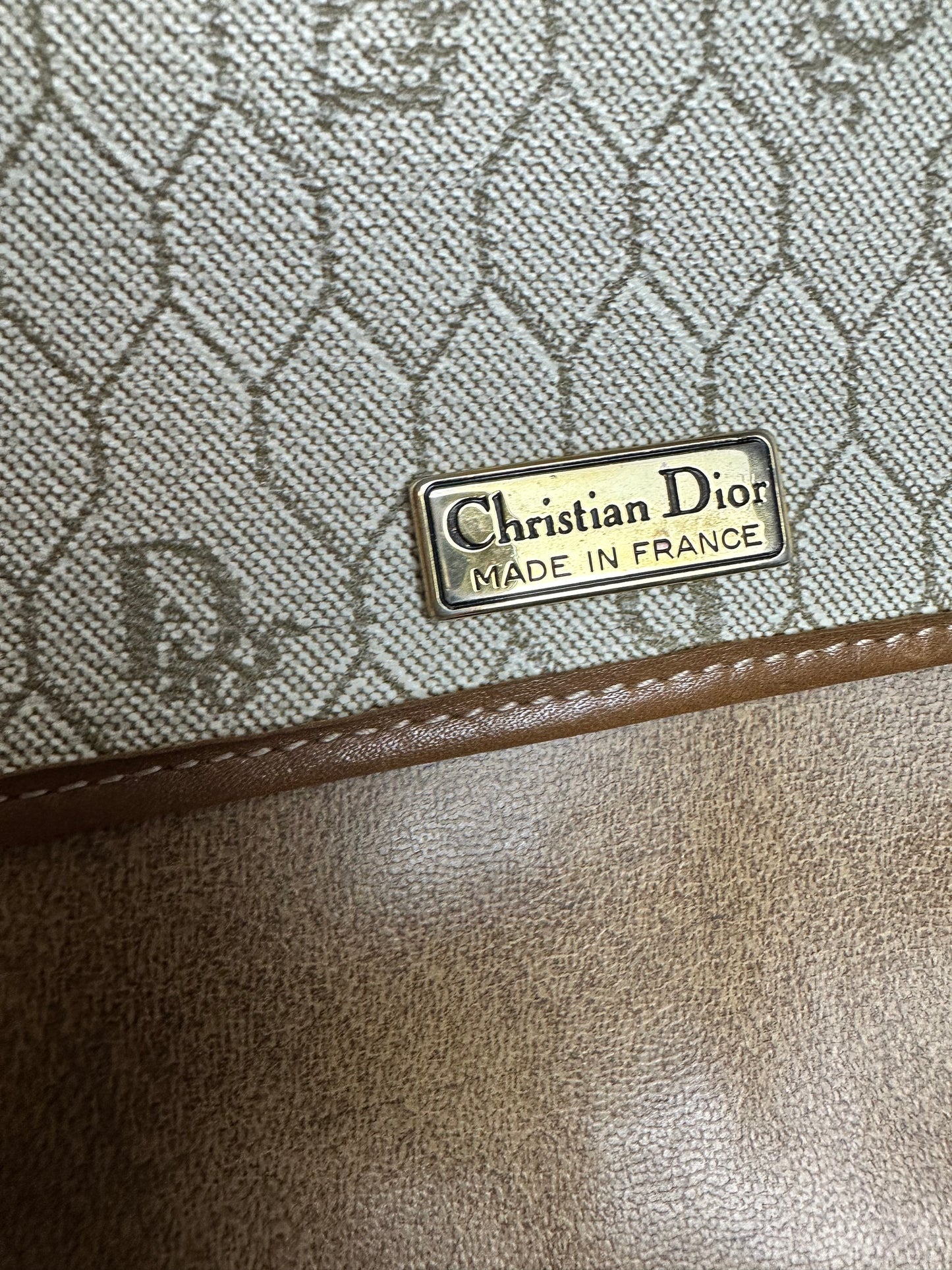 Christian Dior Vintage Honeycomb Logo Crossbody/Handbag