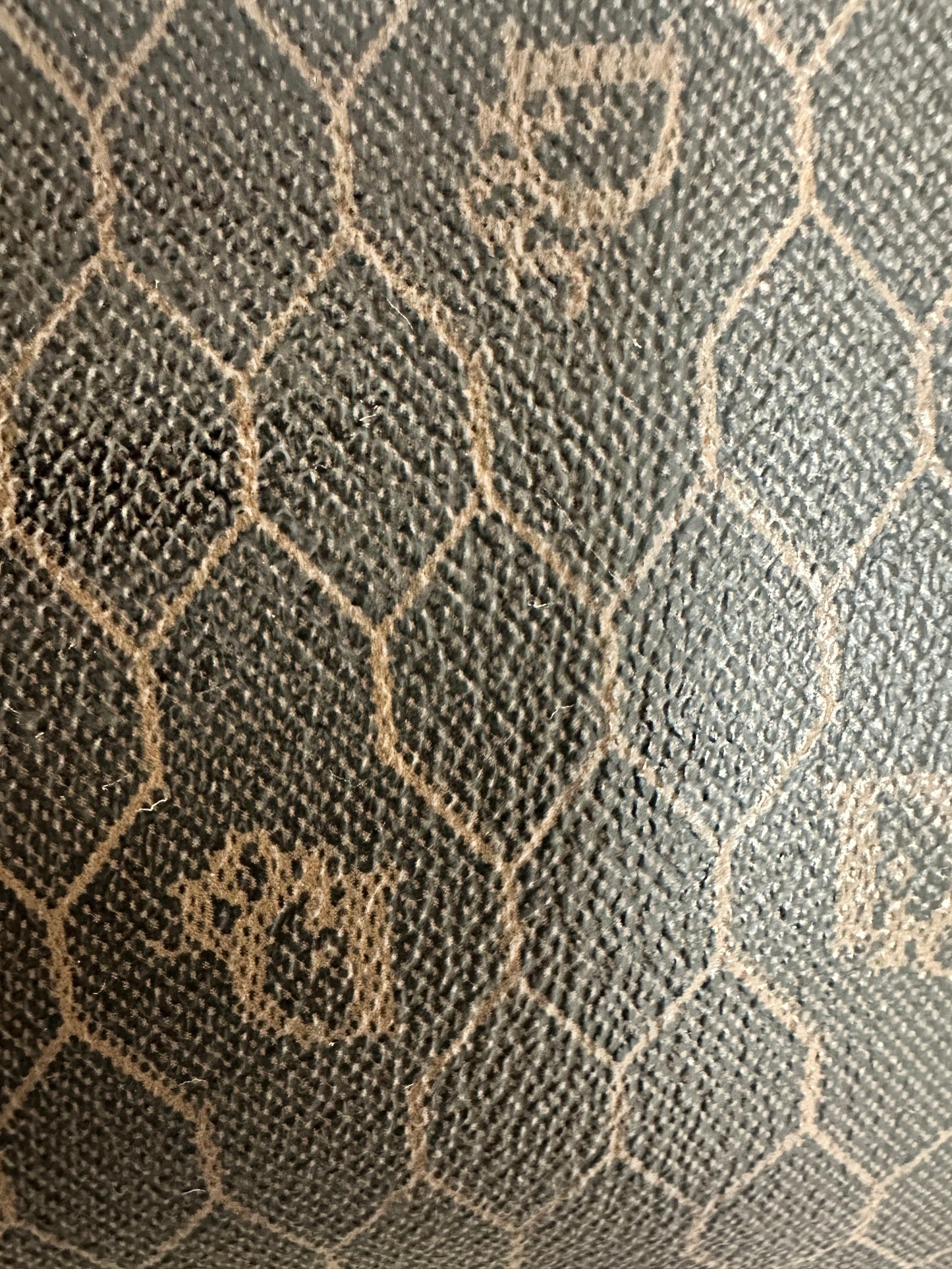 Christian Dior Black Honeycomb Second Bag