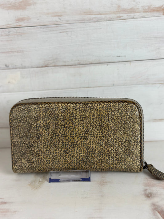 Bottega Veneta Vintage Rare Brown Intrecciato Leather Zip Around Wallet