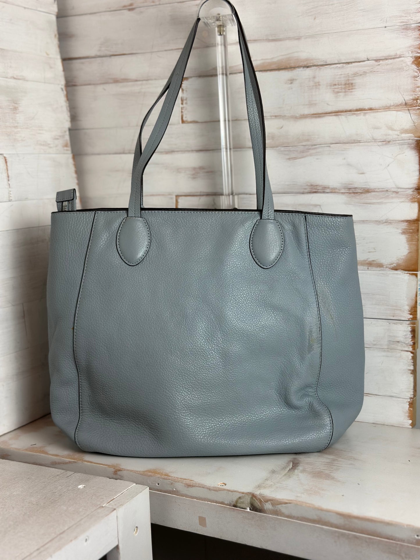 Michael Kors Ani Blue Gray Tote Bag