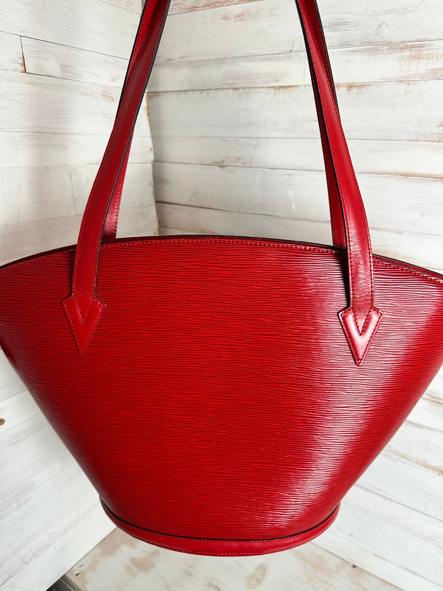 Louis Vuitton Red Epi St. Jacques