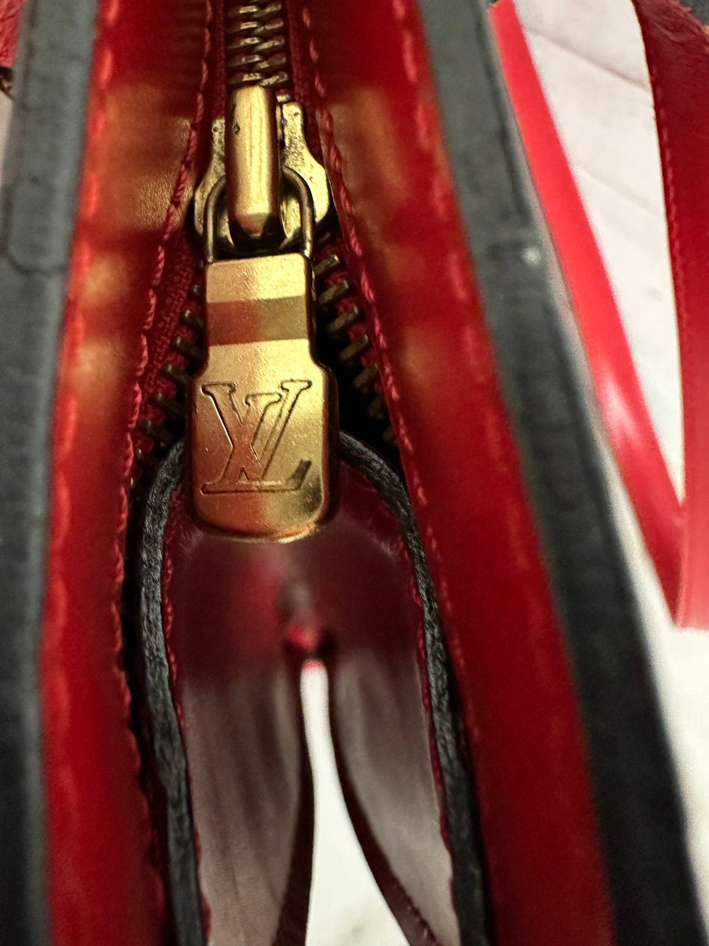 Louis Vuitton Red Epi St. Jacques