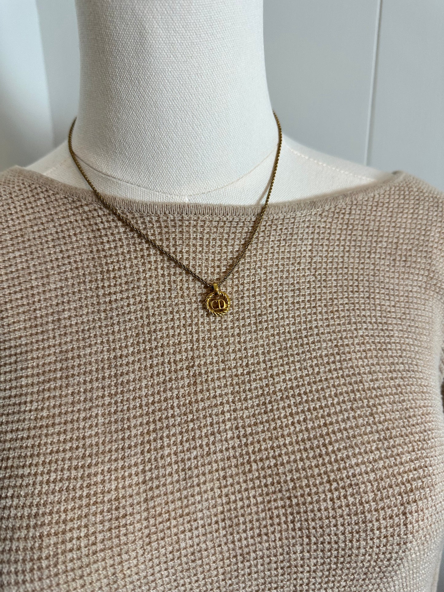 Christian Dior CD Necklace