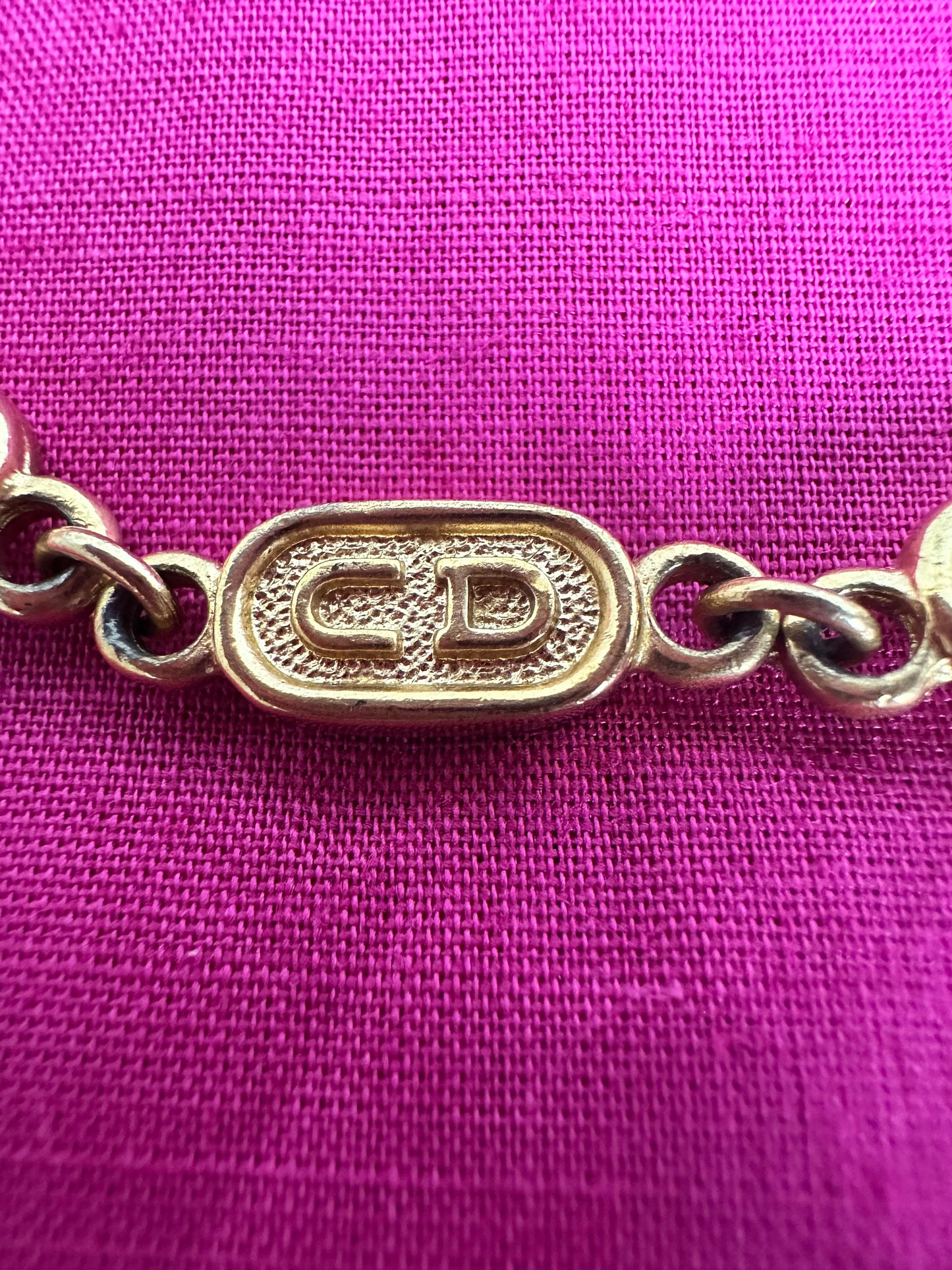 Christian Dior Oval Logo Bracelet