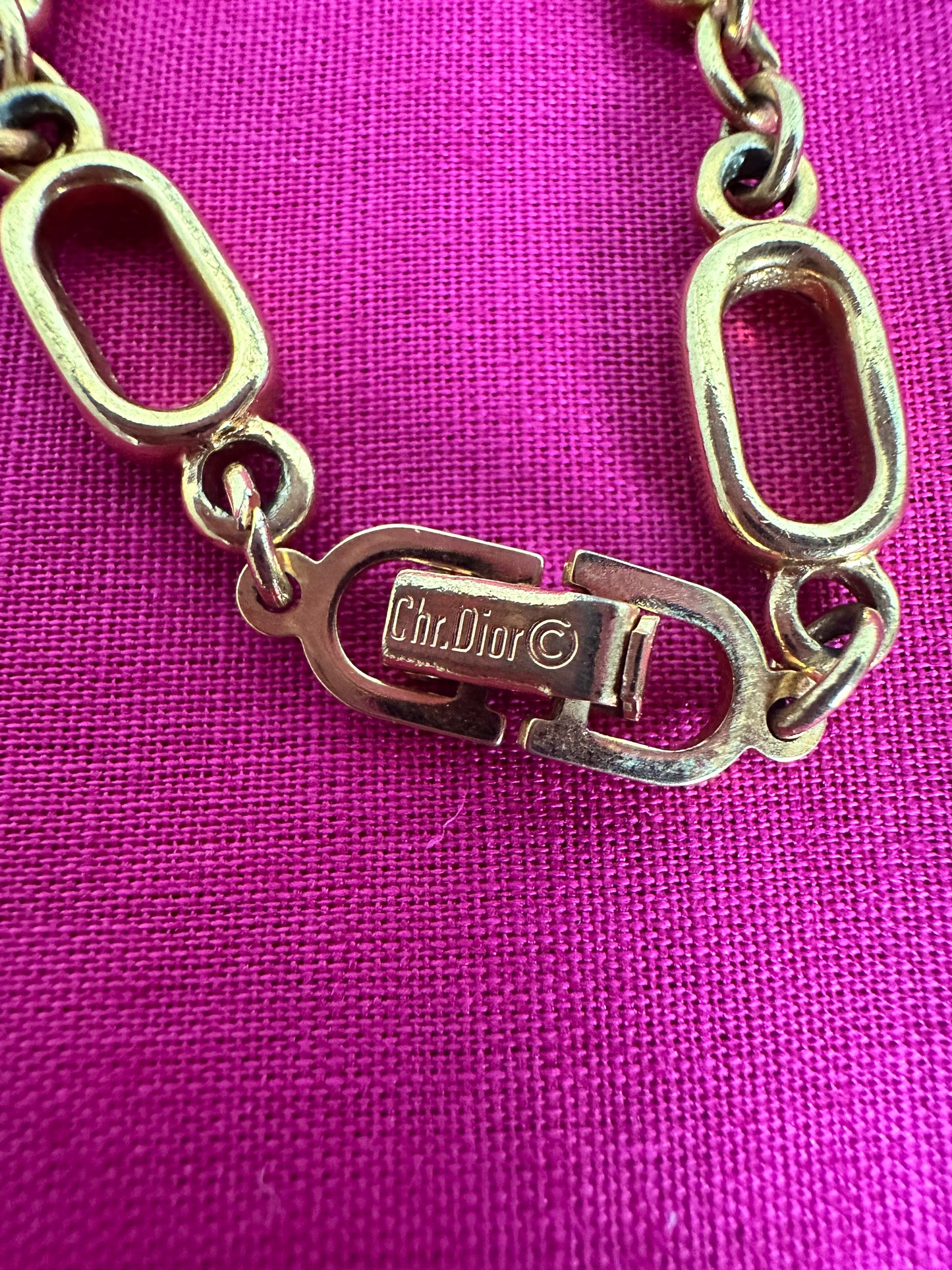 Christian Dior Oval Logo Bracelet