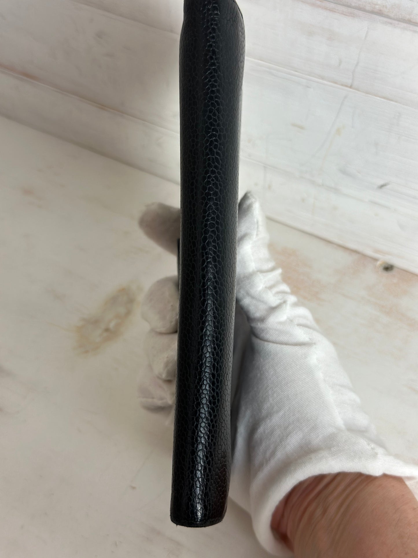 Chanel Caviar Black Leather CC French Long Wallet