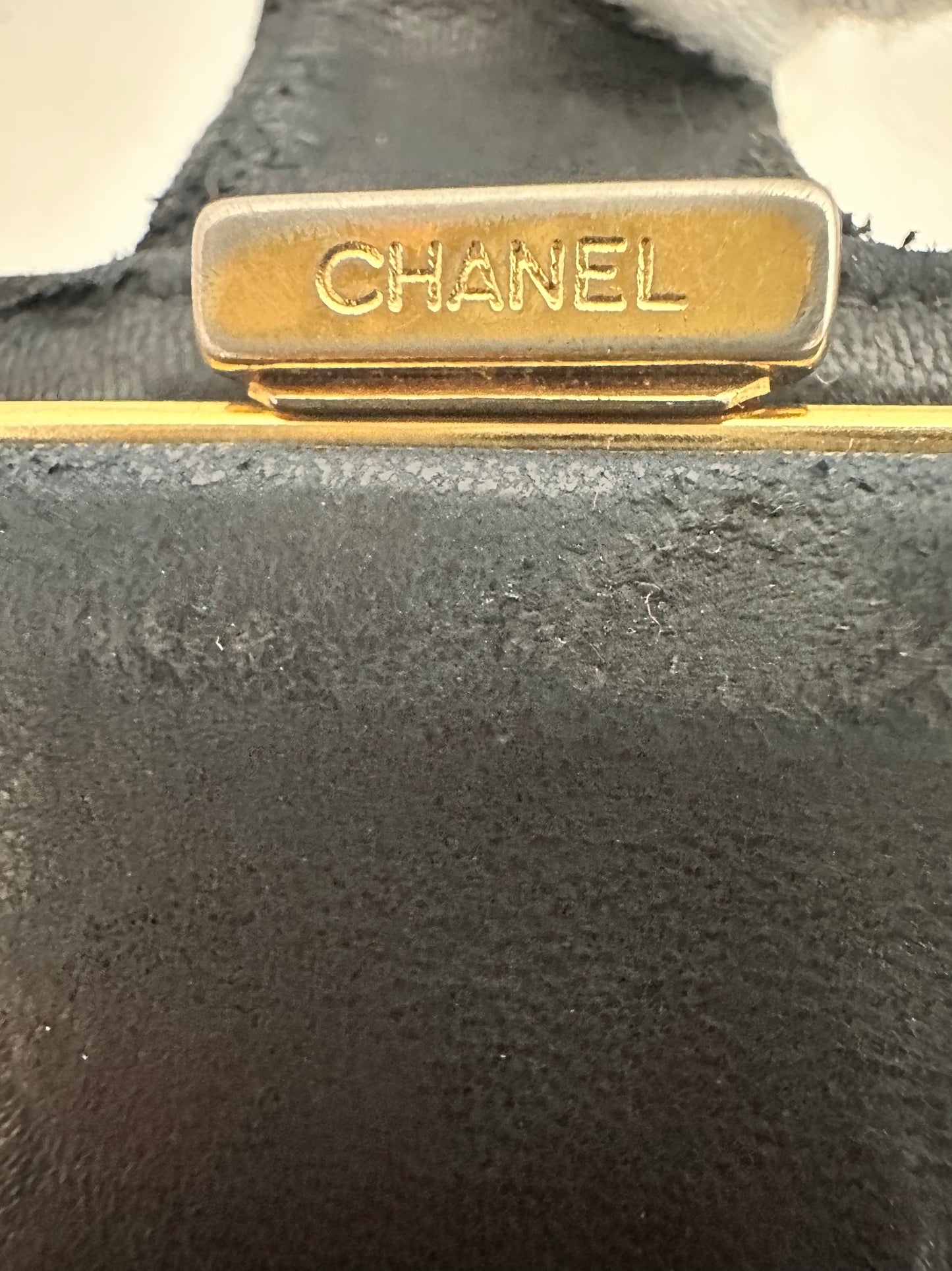 Chanel Caviar Black Leather CC French Long Wallet