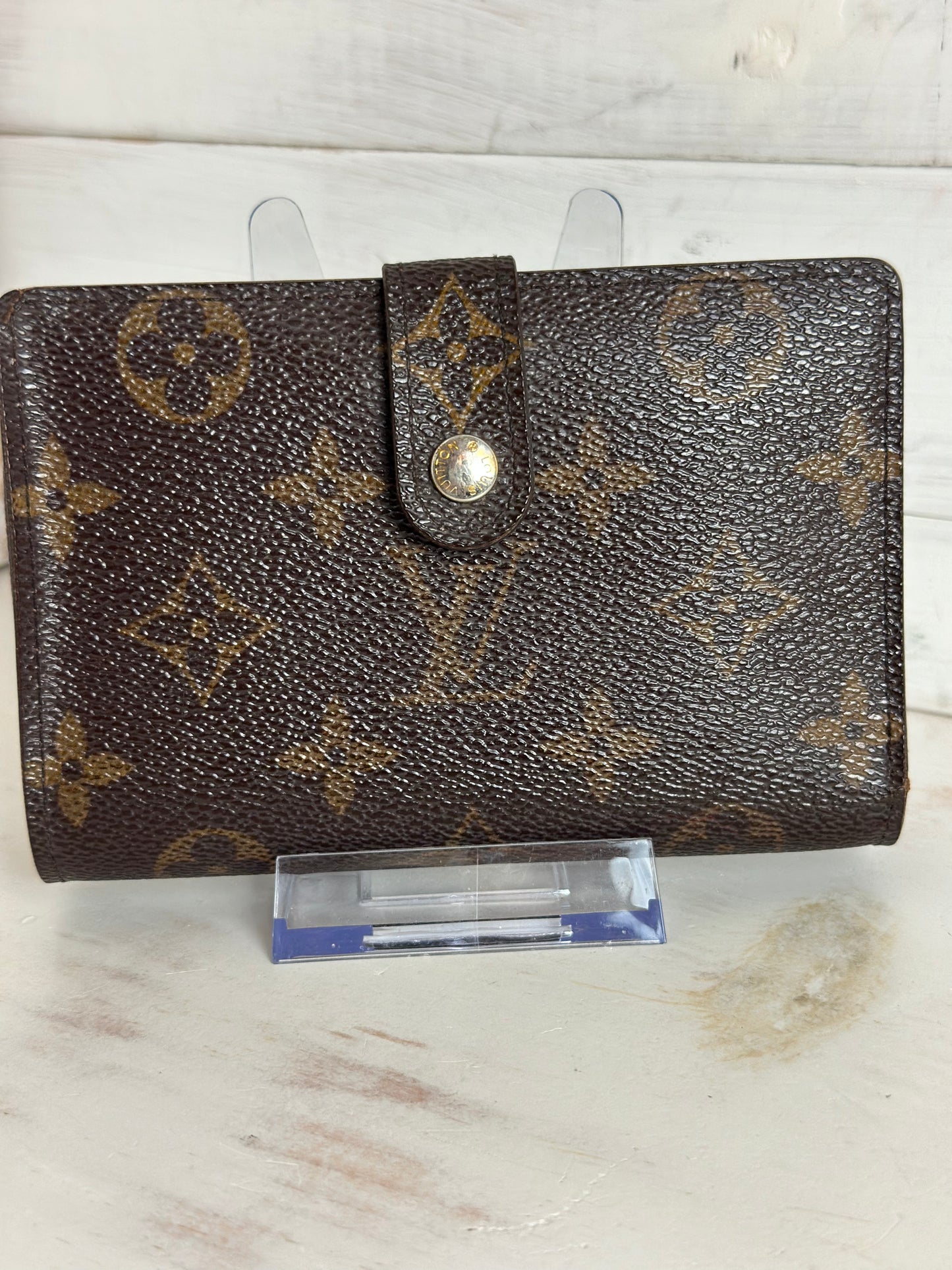 Louis Vuitton Monogram French Kiss Lock Wallet