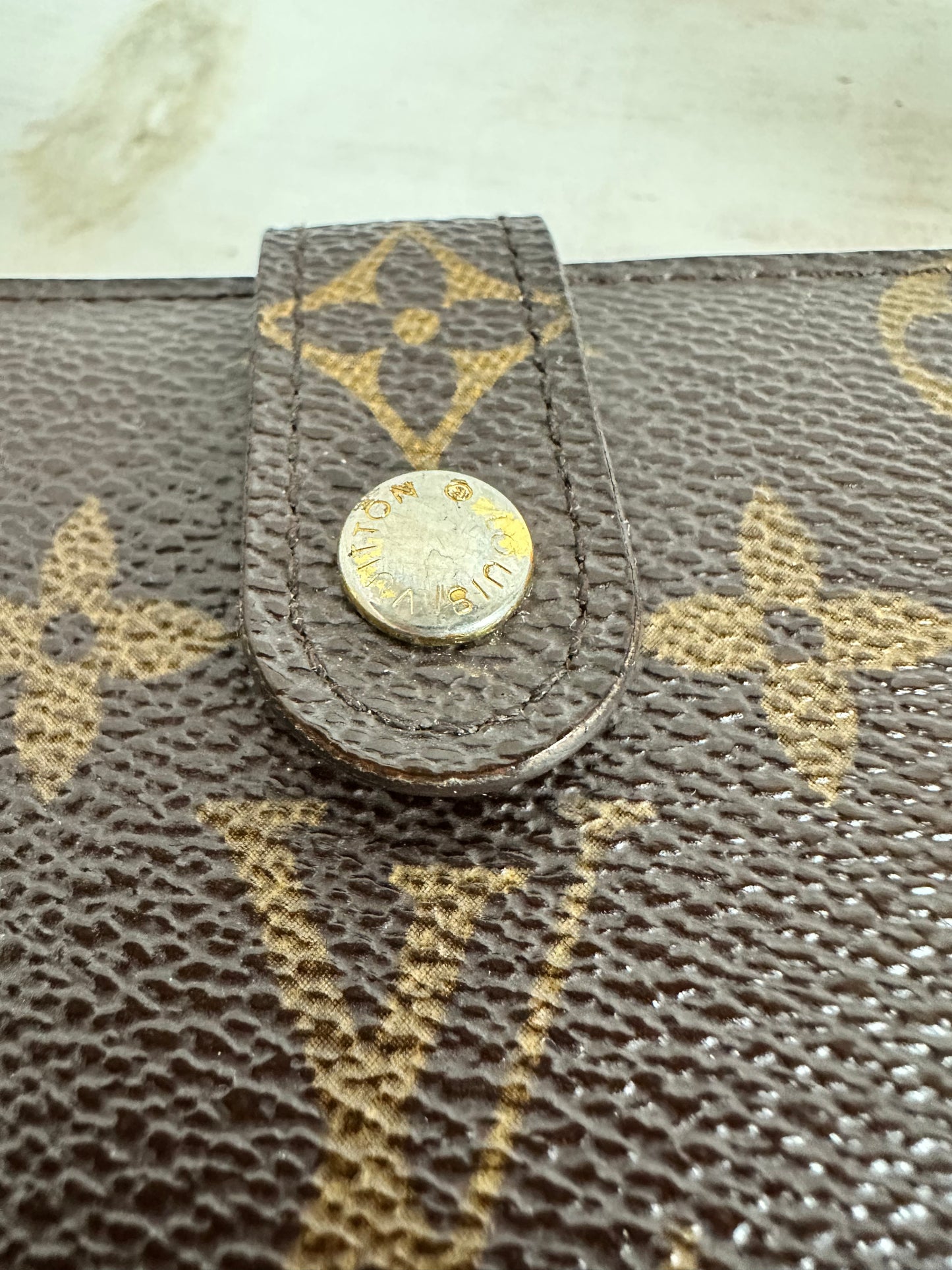 Louis Vuitton Monogram French Kiss Lock Wallet