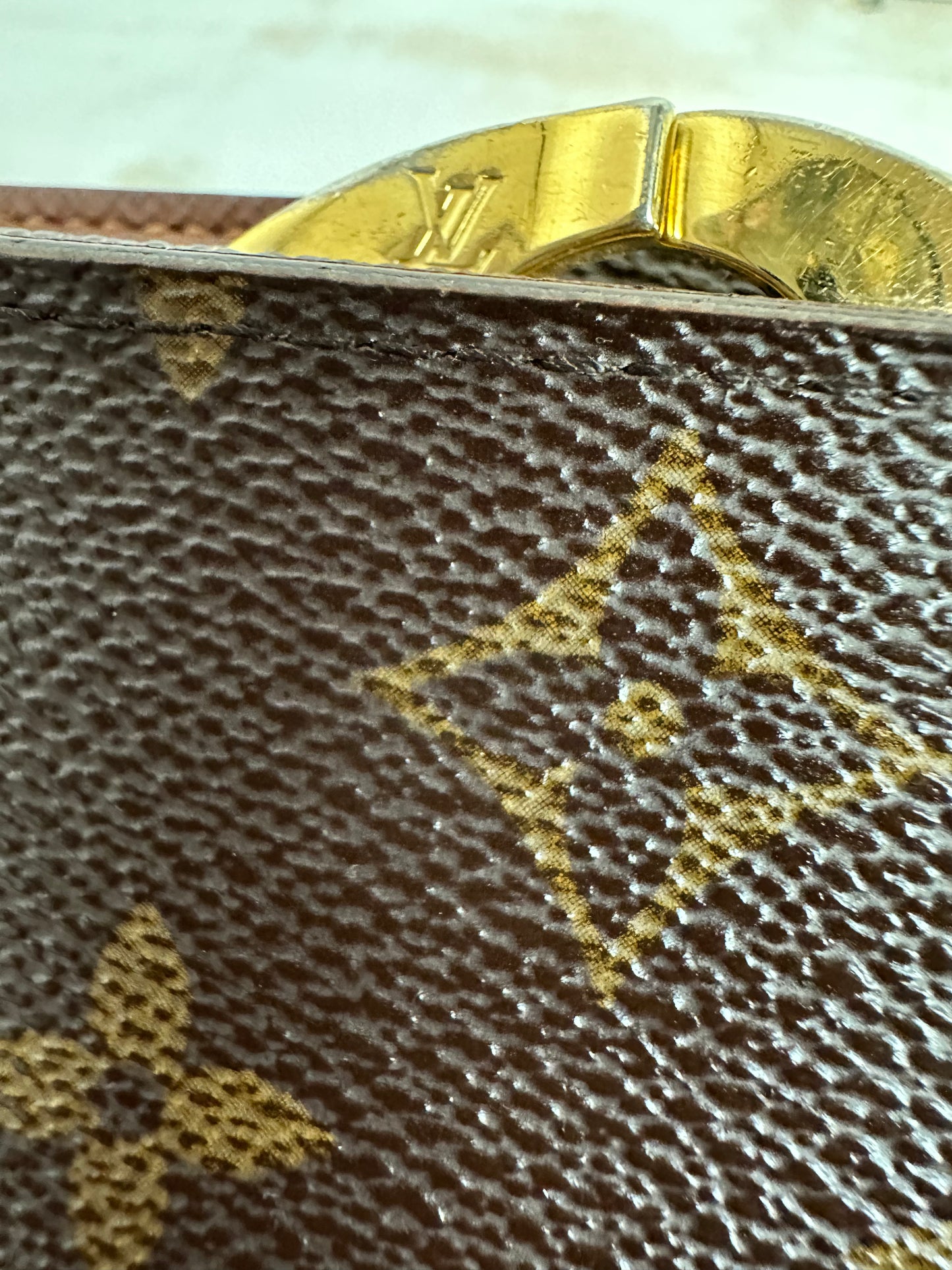 Louis Vuitton Monogram French Kiss Lock Wallet