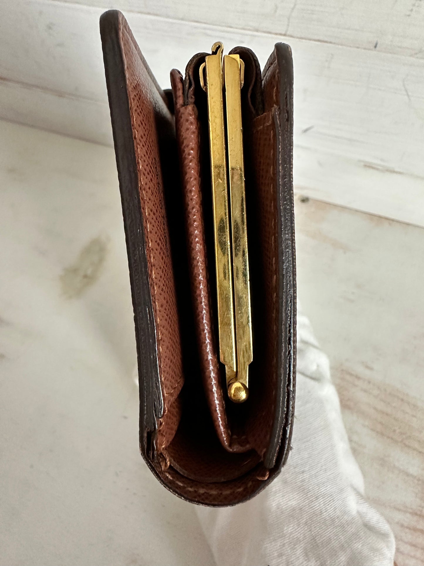 Louis Vuitton Monogram French Kiss Lock Wallet