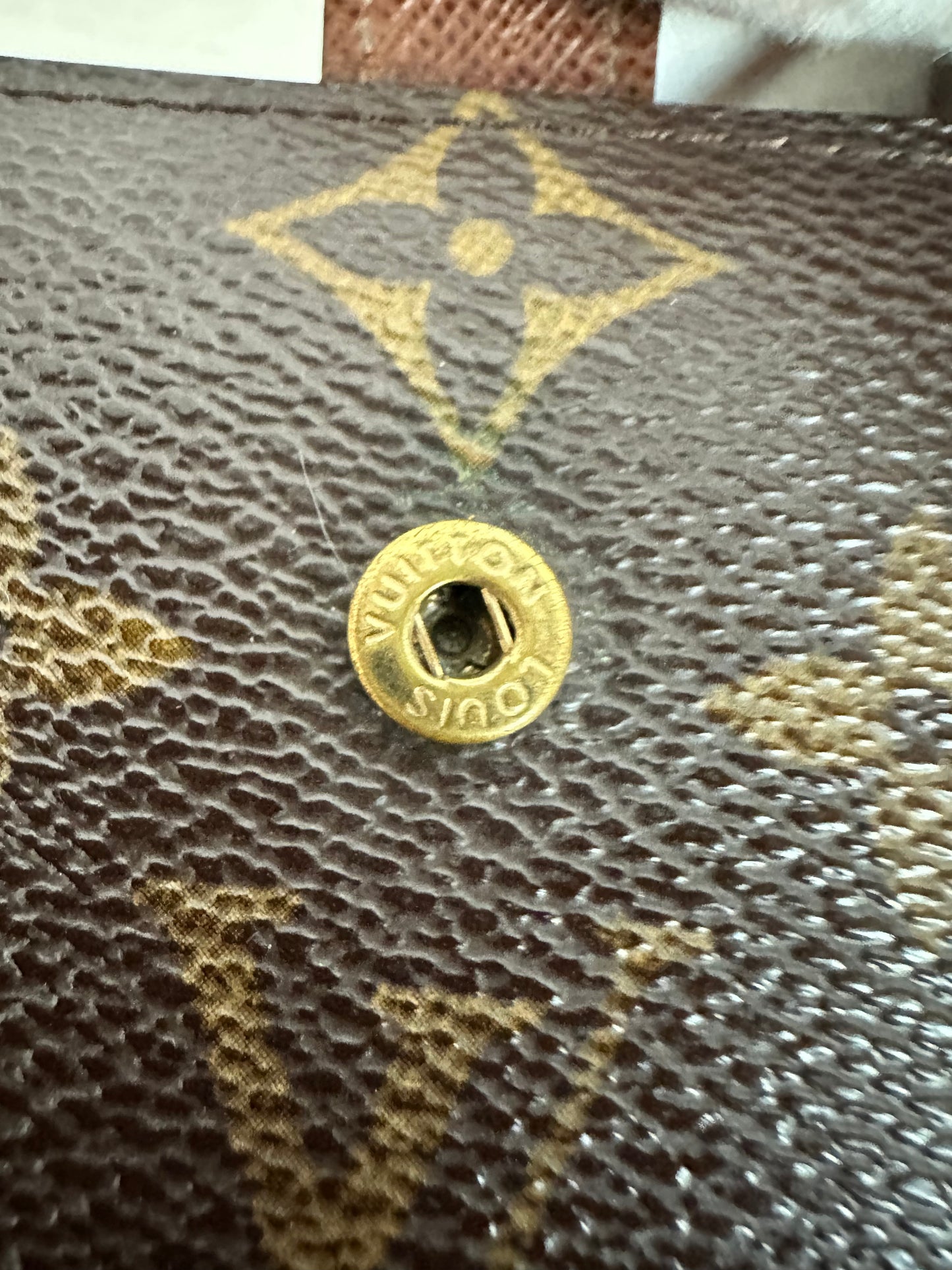 Louis Vuitton Monogram French Kiss Lock Wallet