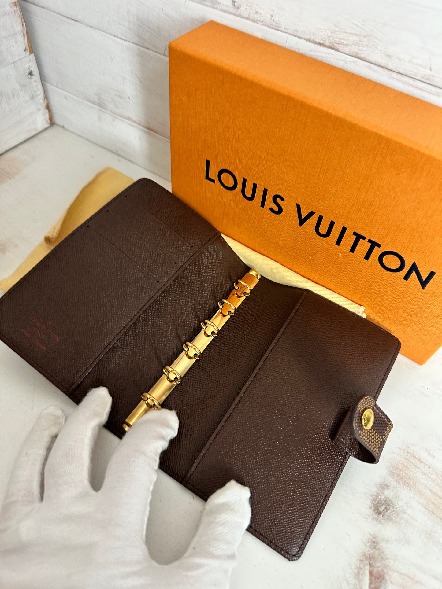 Louis Vuitton Damier Ebene Agenda PM