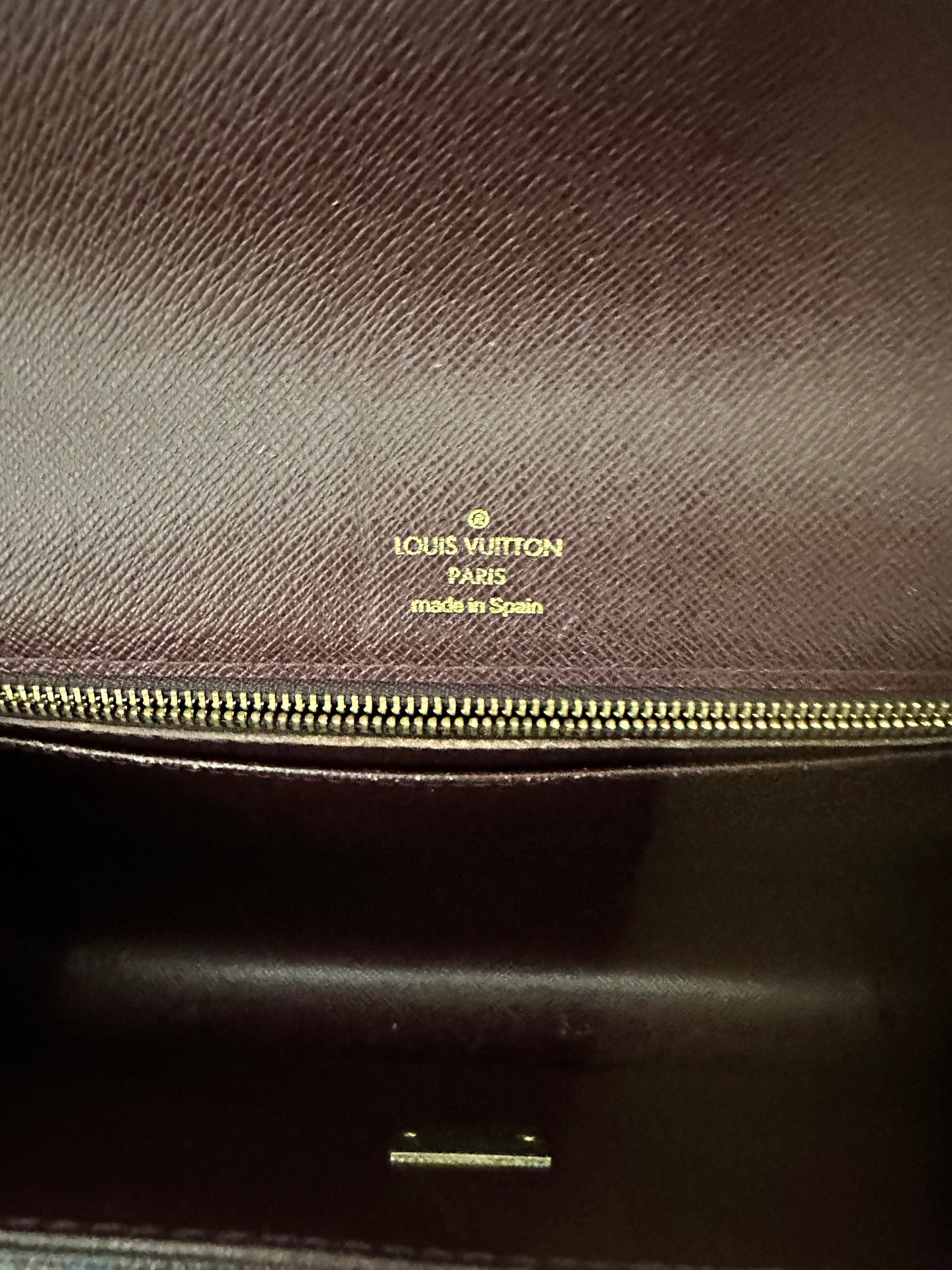 Louis Vuitton Taiga Brown Selenga Clutch/Wristlet