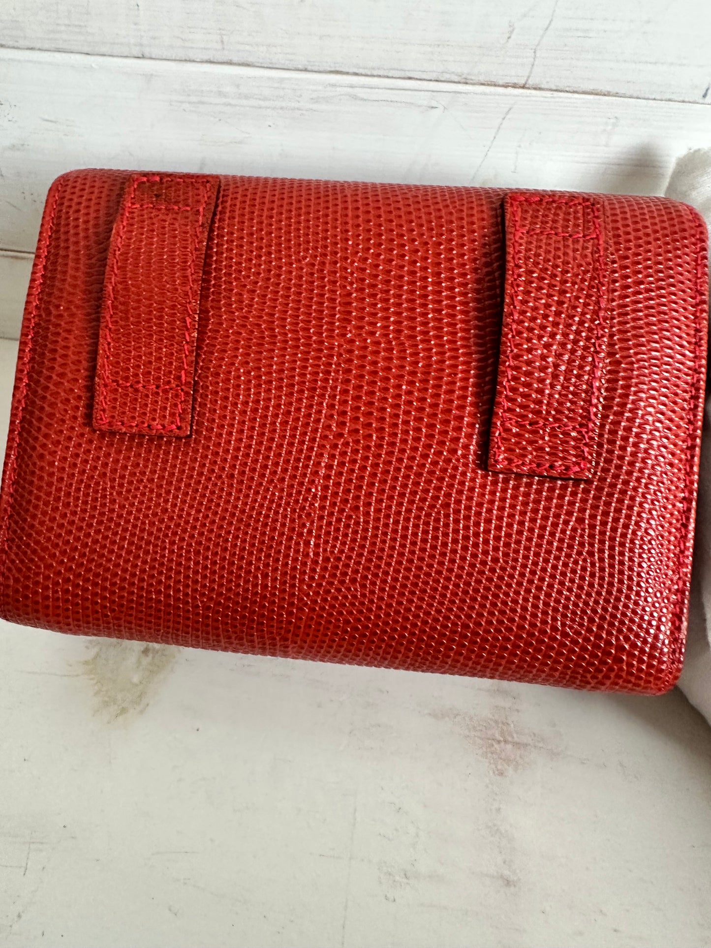 Salvatore Ferragamo Red Vara Shoulder/Crossbody Bag