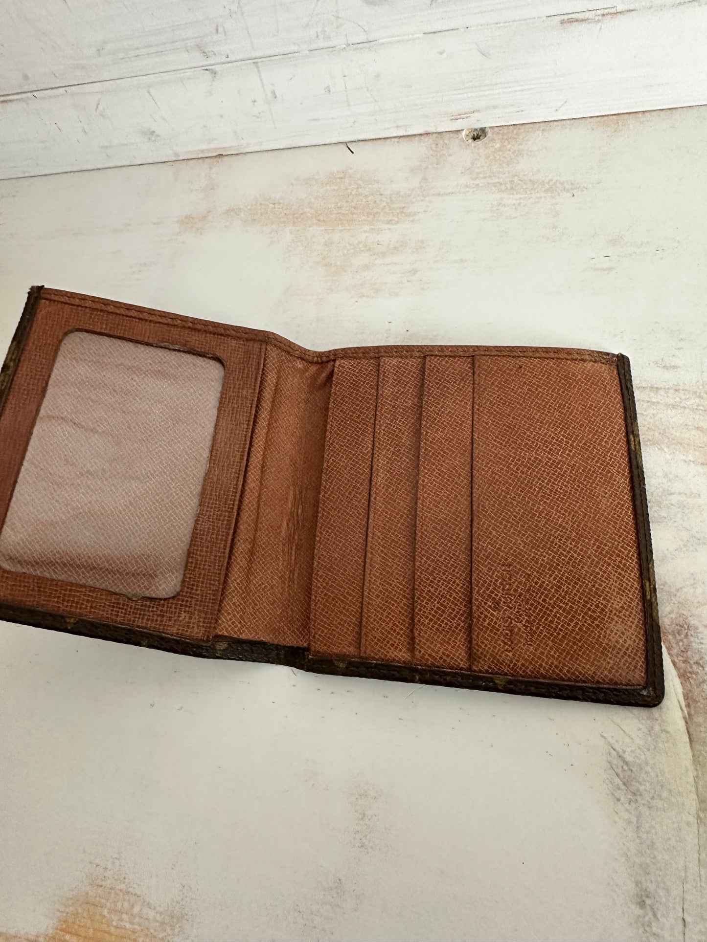 Louis Vuitton VINTAGE Monogram Porte-Billet Bleu Compact Wallet