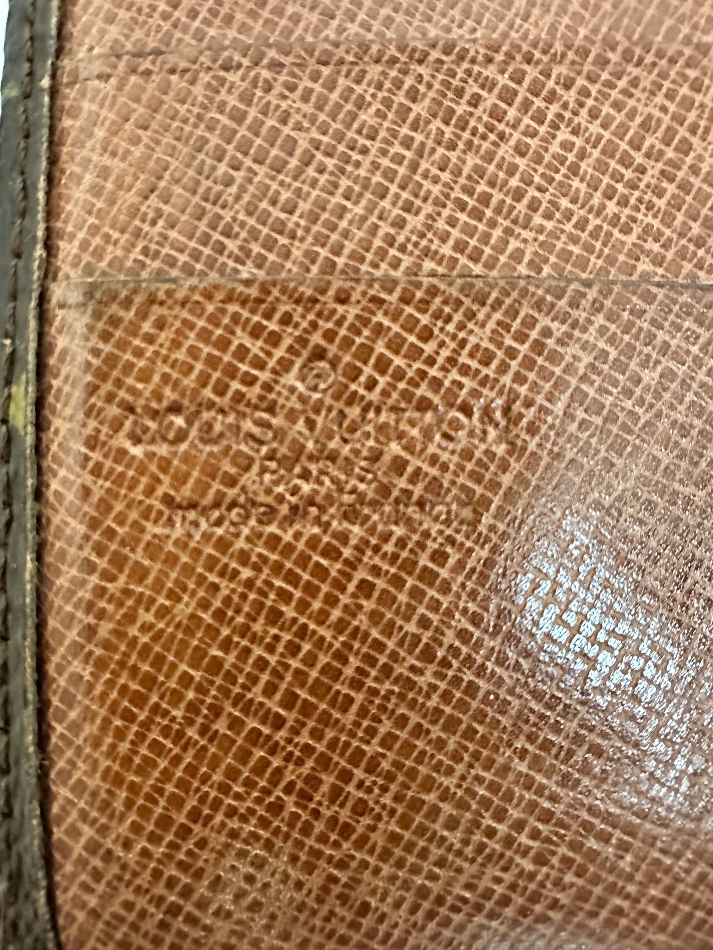 Louis Vuitton VINTAGE Monogram Porte-Billet Bleu Compact Wallet