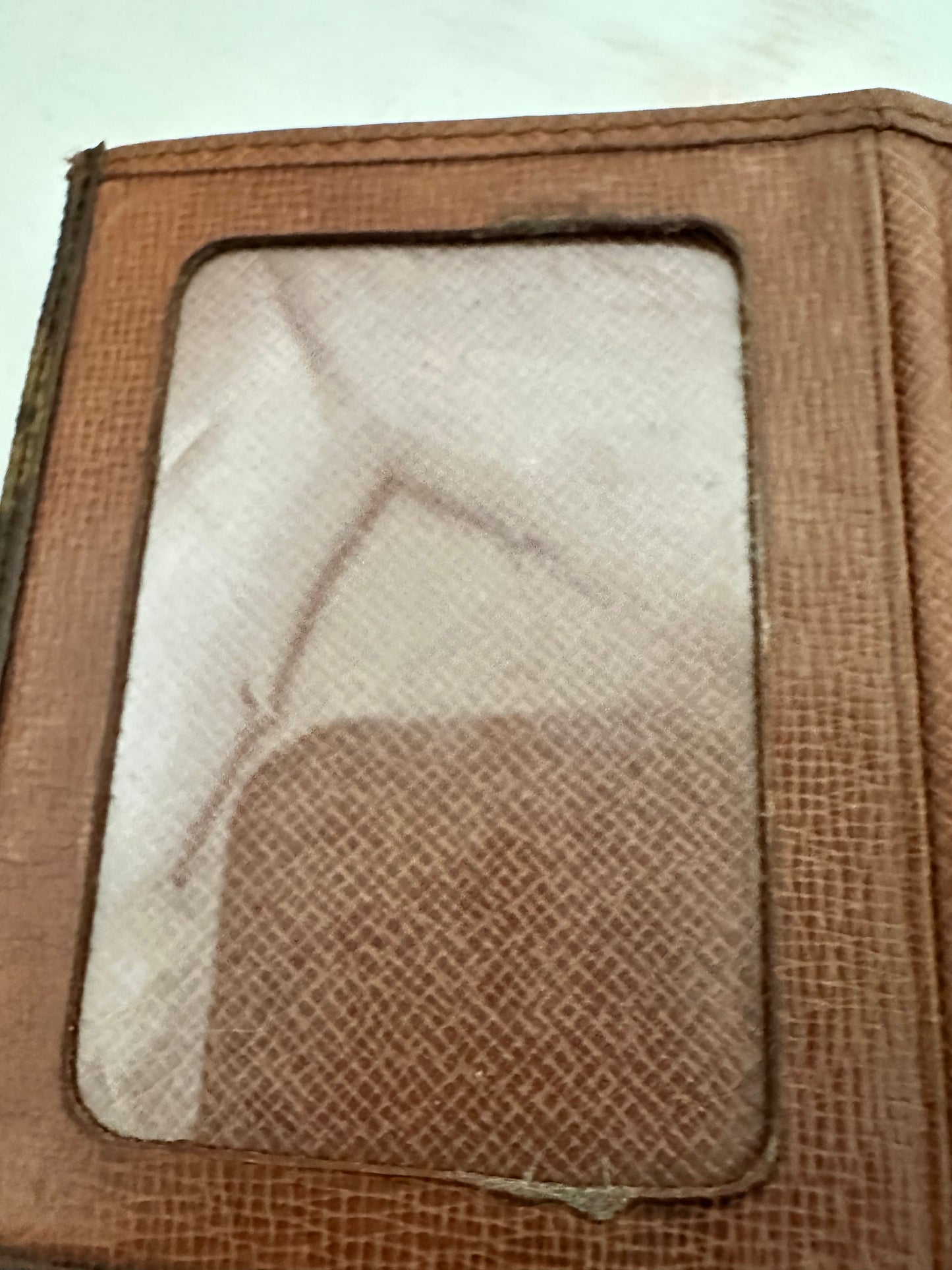 Louis Vuitton VINTAGE Monogram Porte-Billet Bleu Compact Wallet