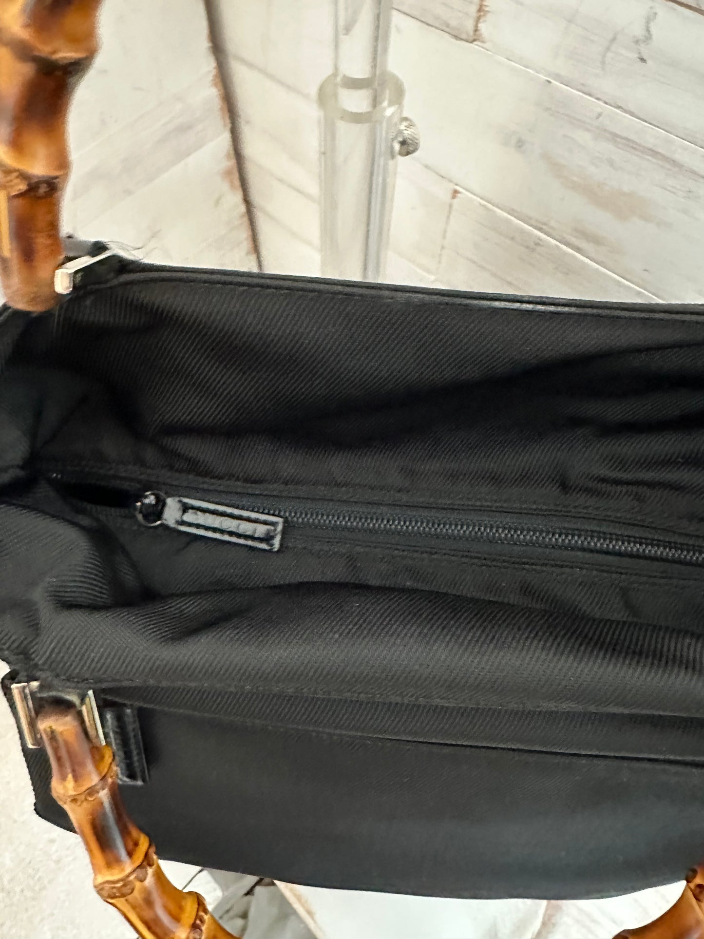 Gucci Black 2-Way Canvas Tote