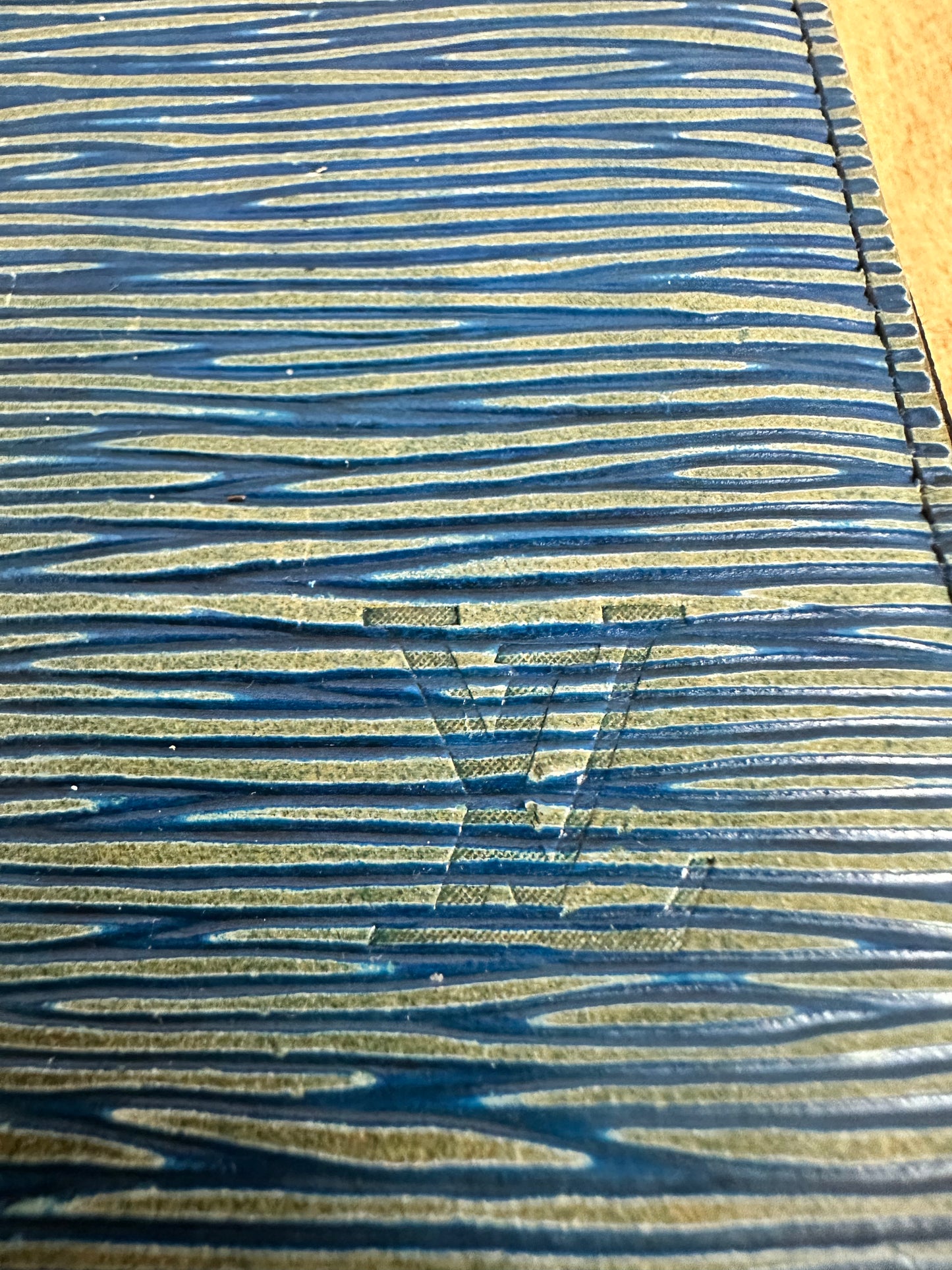 Louis Vuitton Epi Denim Zip-Around Wallet