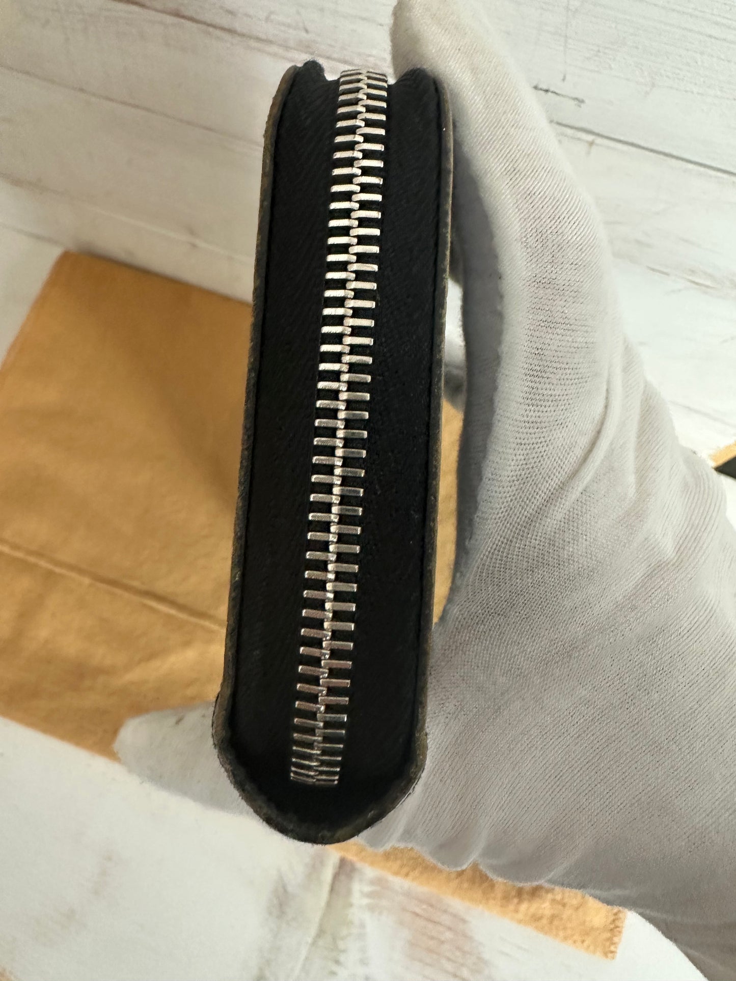 Louis Vuitton Epi Denim Zip-Around Wallet