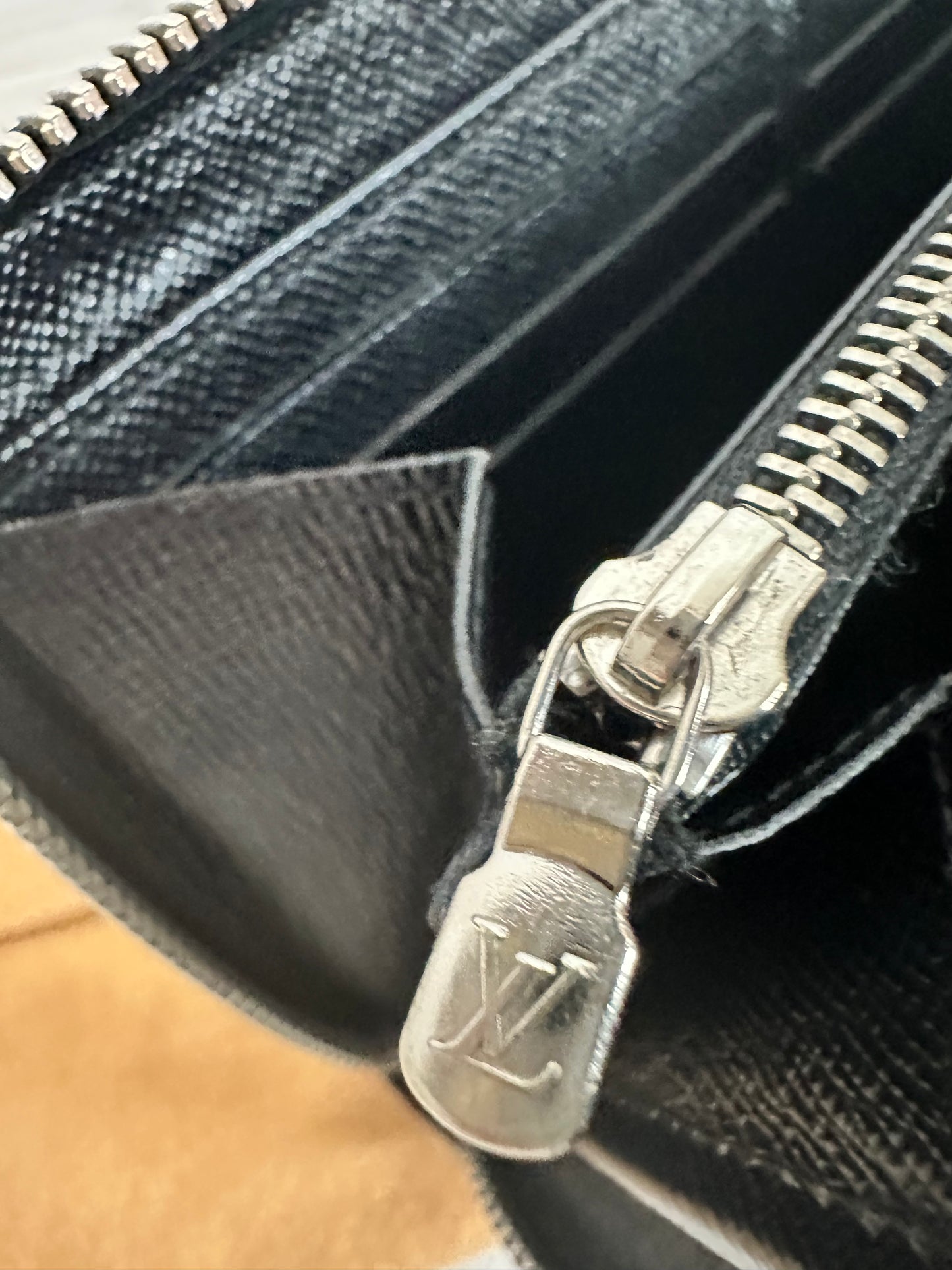 Louis Vuitton Epi Denim Zip-Around Wallet