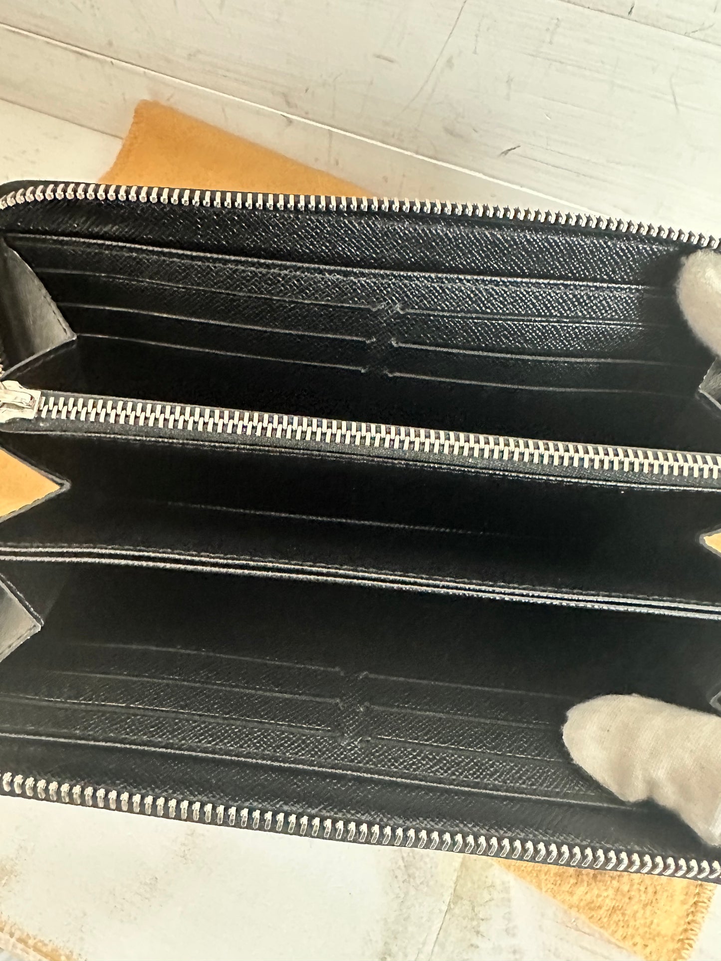 Louis Vuitton Epi Denim Zip-Around Wallet