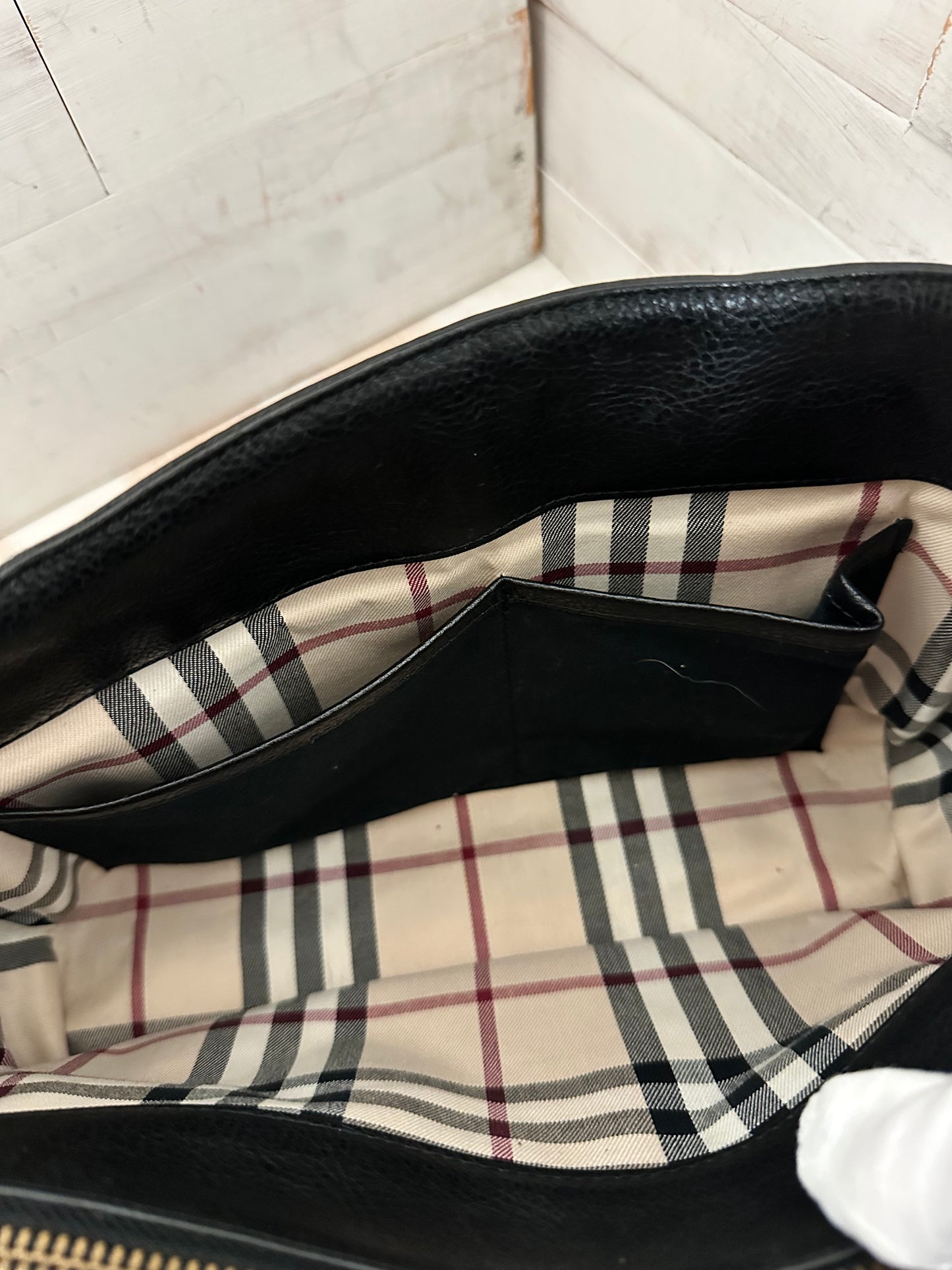 Burberry Black Leather Handbag