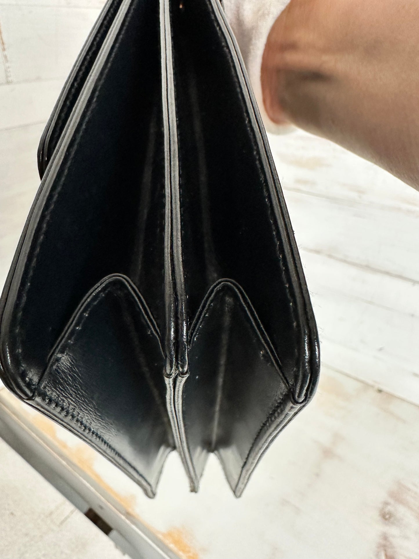 Gucci RARE Tom Ford Era Gucci G Lock Black Leather Handbag