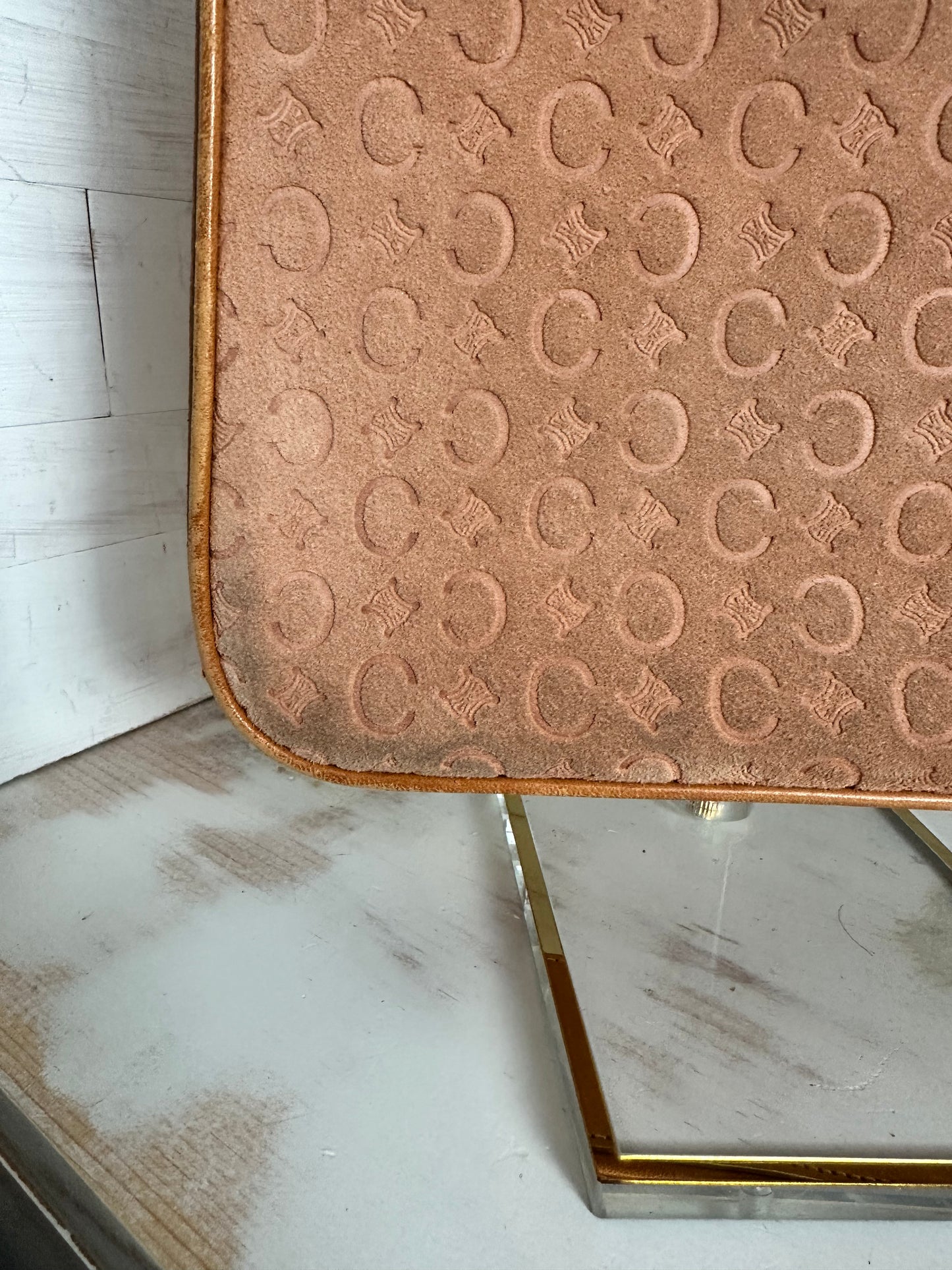 Celine Vintage Salmon Shoulder Bag