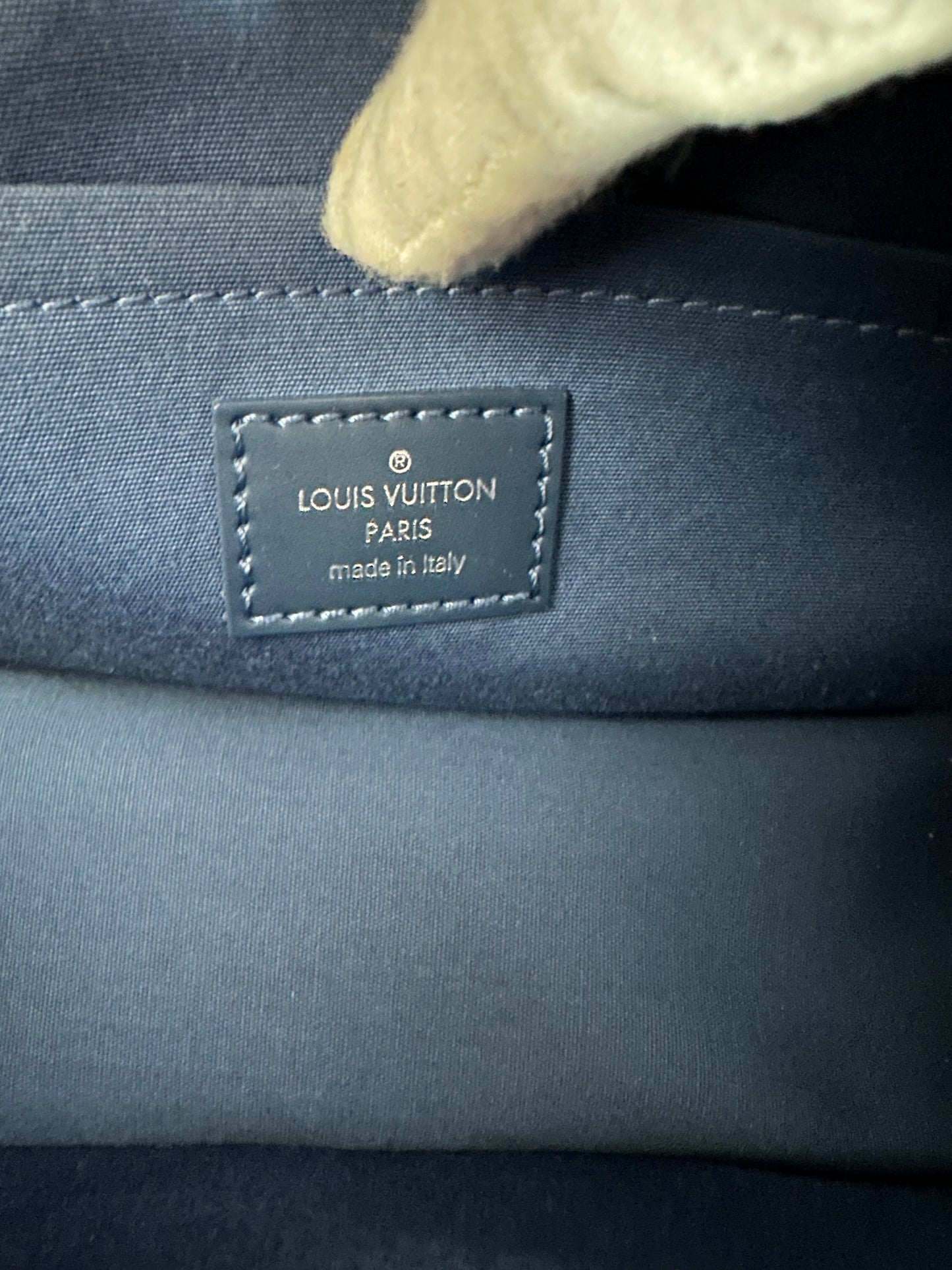 Louis Vuitton Rare Collectible Segur PM Myrtille Blue Epi Leather Handbag