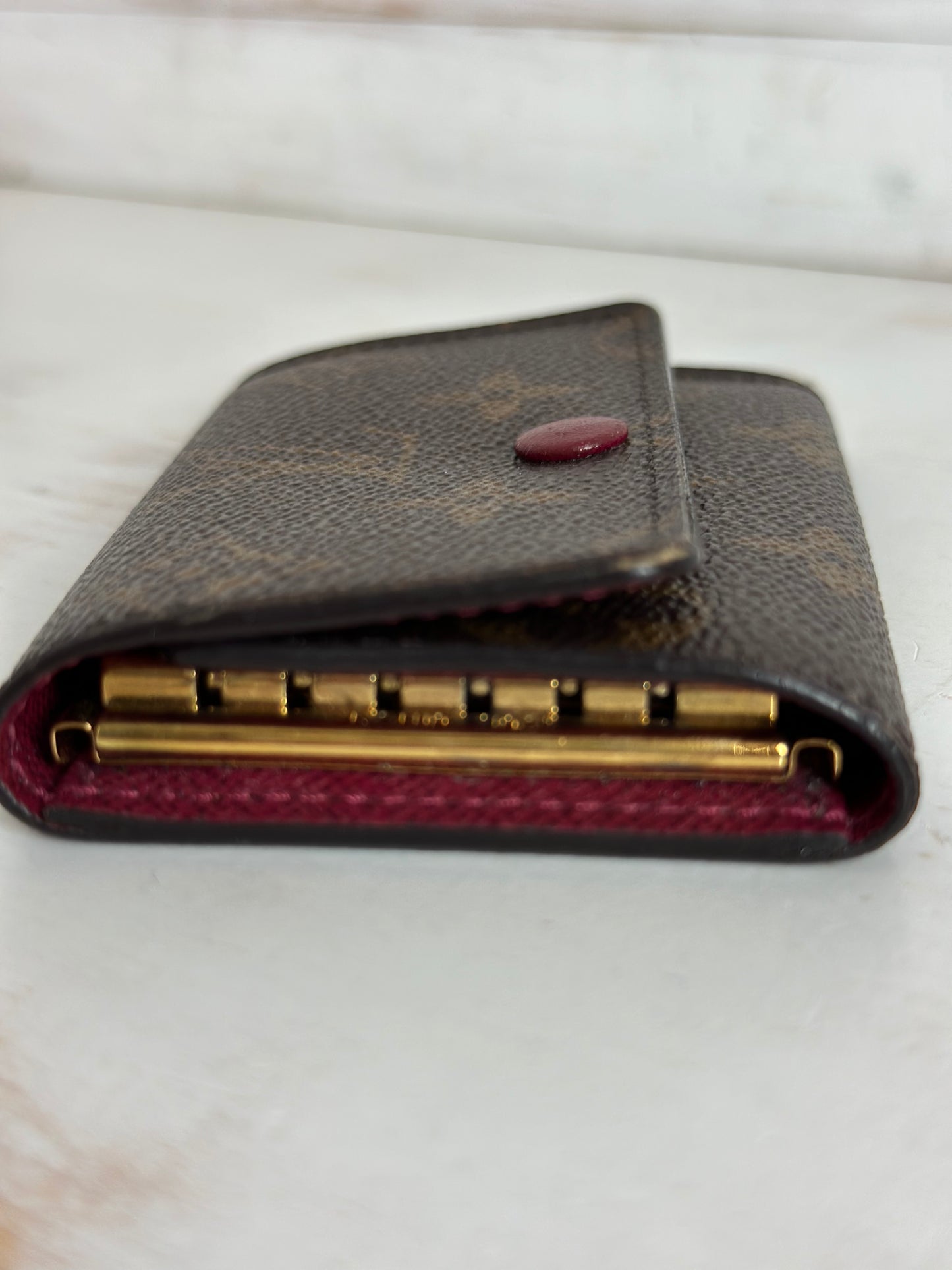 Louis Vuitton Monogram Multicles 6 key case Burgundy