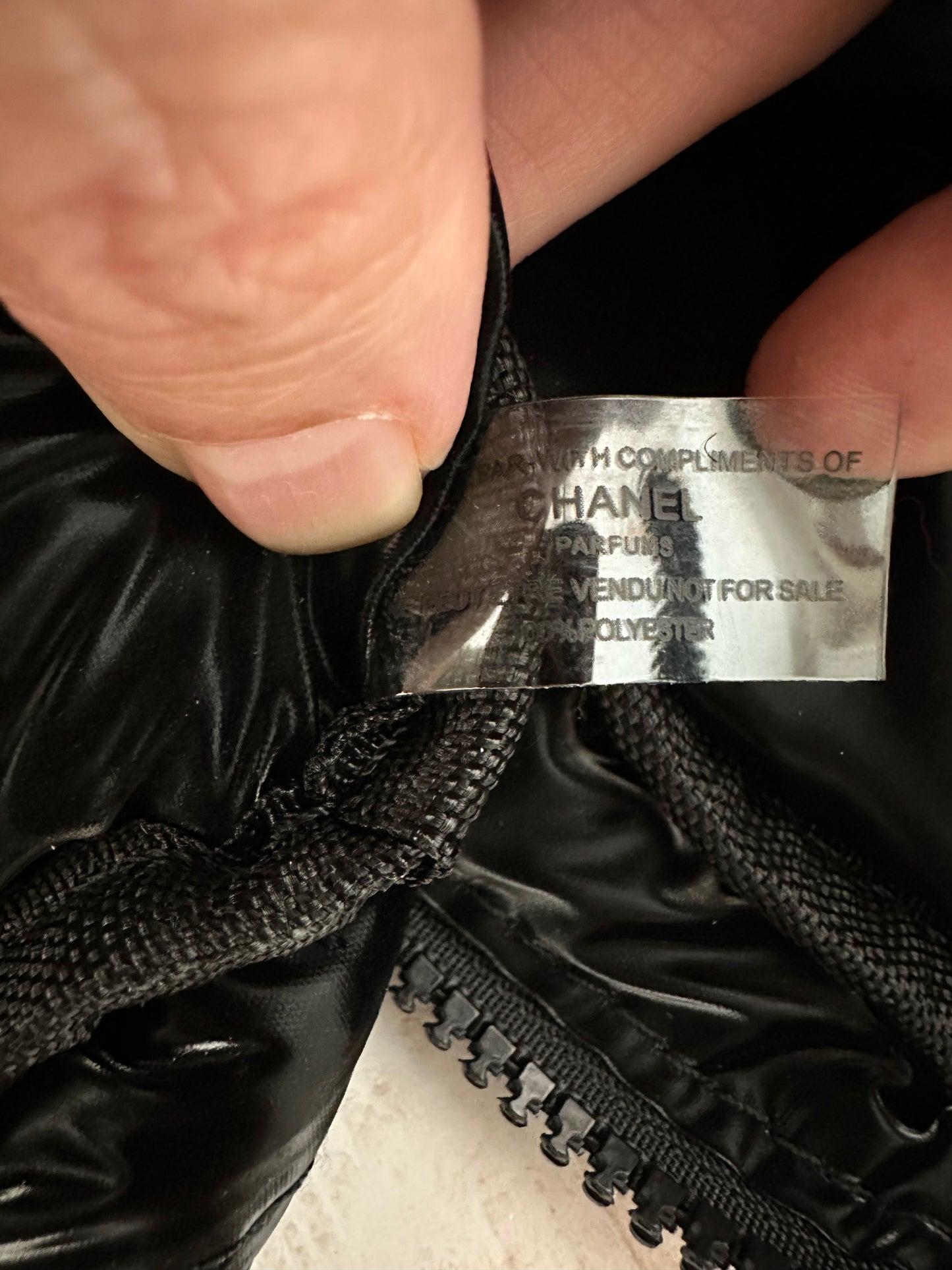 Chanel Black Cosmetic Pouch GWP