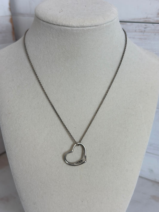 Tiffany & Co. Open Heart Elsa Peretti 925 Silver