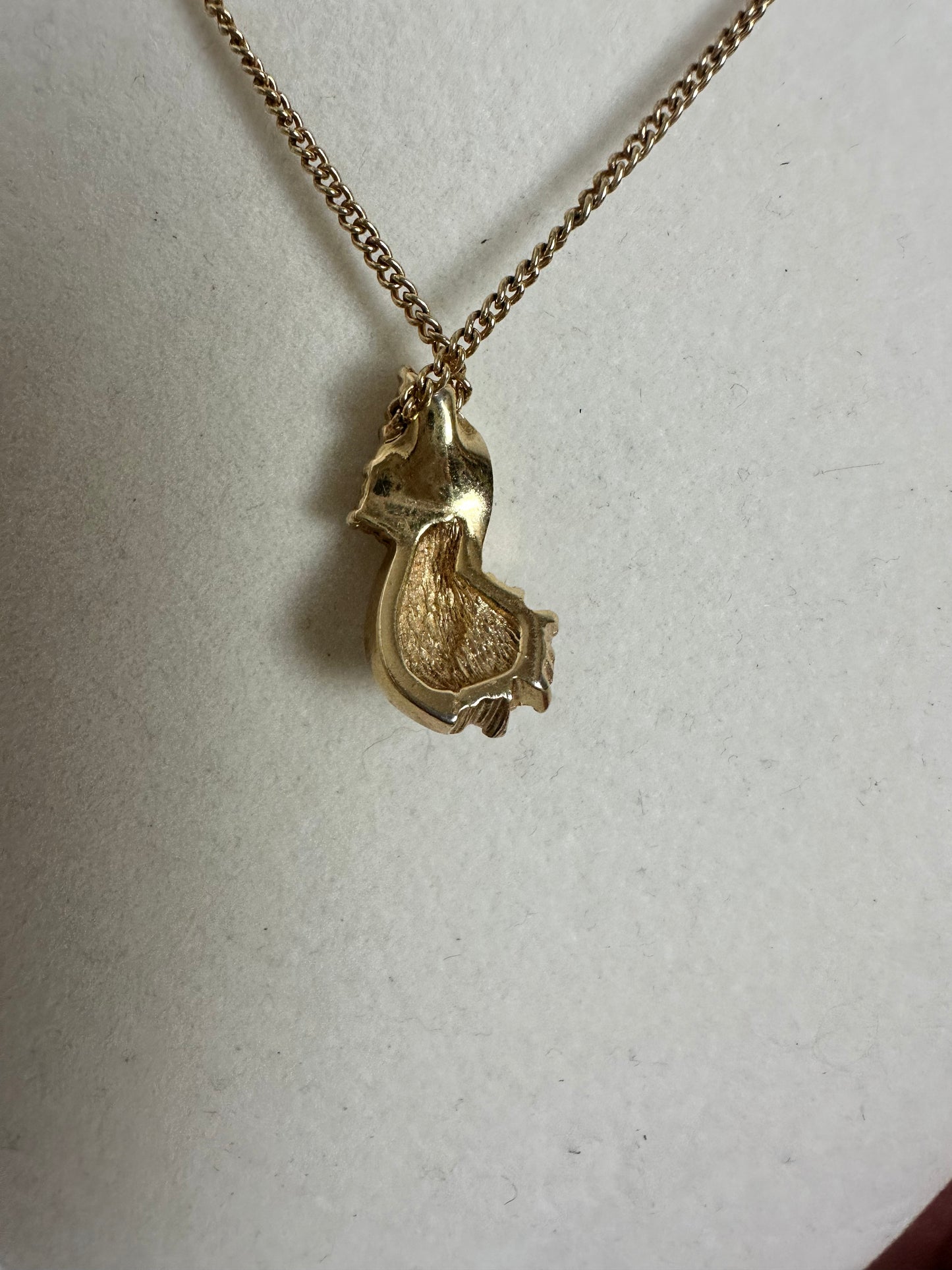 Christian Dior VINTAGE Gold Tone and Rhinestone Pendant/Necklace