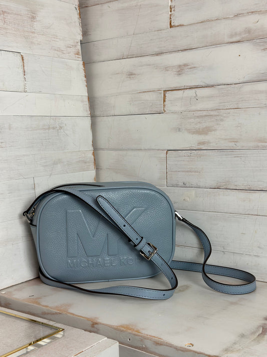 Michael Kors Jet Set Oval Baby Blue Crossbody