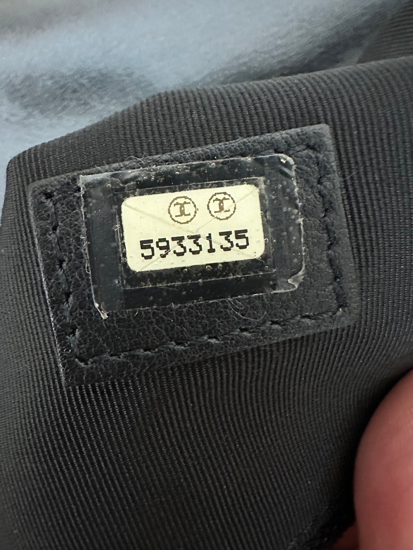 Chanel Lambskin Metallic Gray Messenger Bag 1997-1999