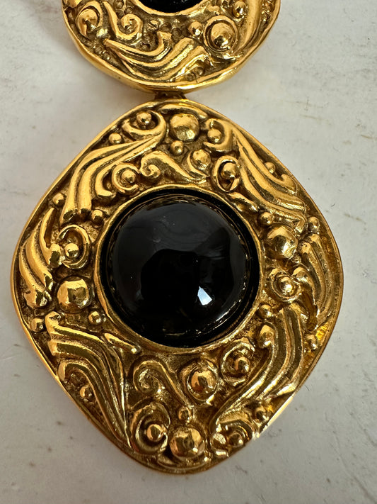 Rare Vintage Chanel Gripoix/Goossens Baroque-Inspired Brooch